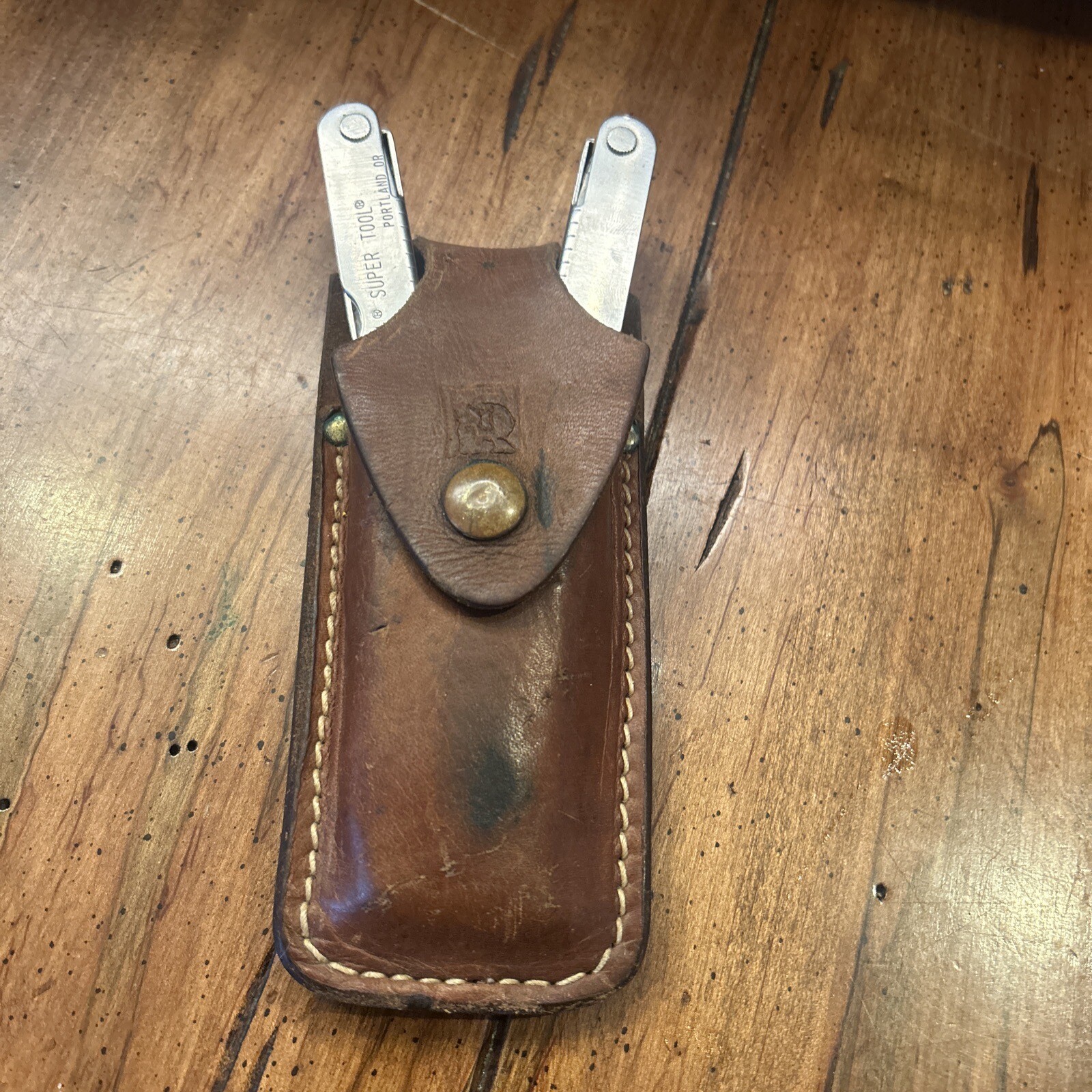 Original USA Leatherman Supertool with Sheath. Portland OR Free Shipping