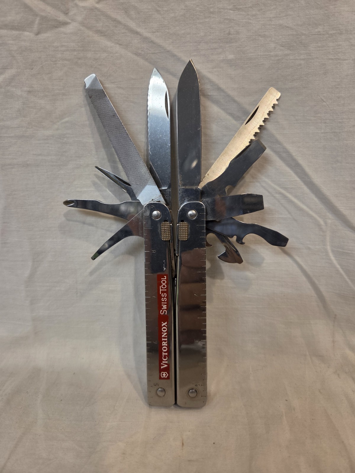 Victorinox SwissTool Swiss Army Knife Multi Tool Pliers, Ruler, Knife + used