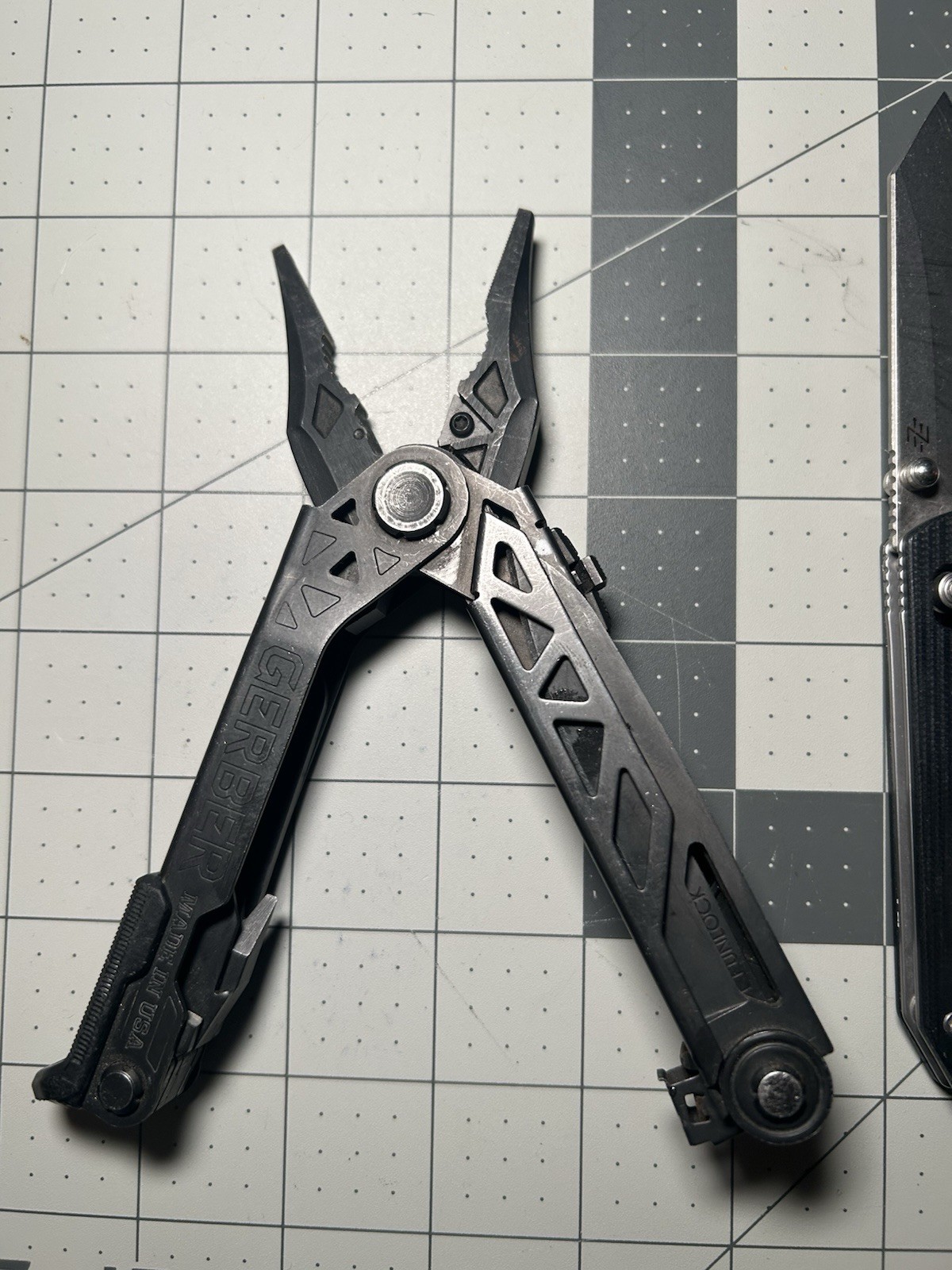 Gerber Center Drive Multi-Tool and Fast Ball Knife USA Made, And Civivi Axis