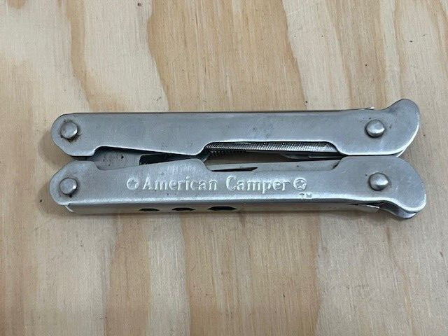 Vintage American Camper 16 IN 1 Multi-Tool Stainless STEEL – Great condition