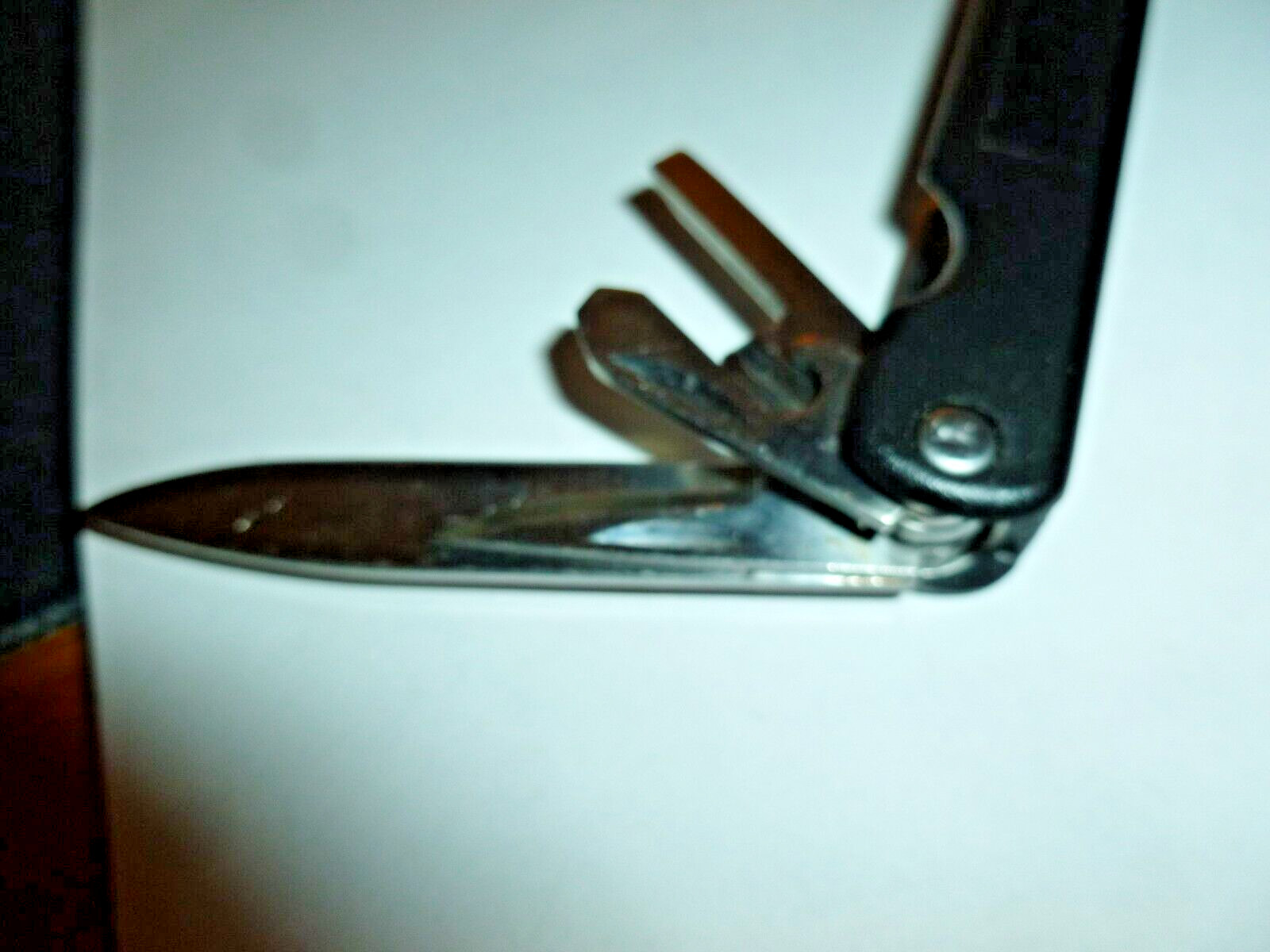 Vintage Stainless Barlow Multi-Tool Pocket Knife with Sheath