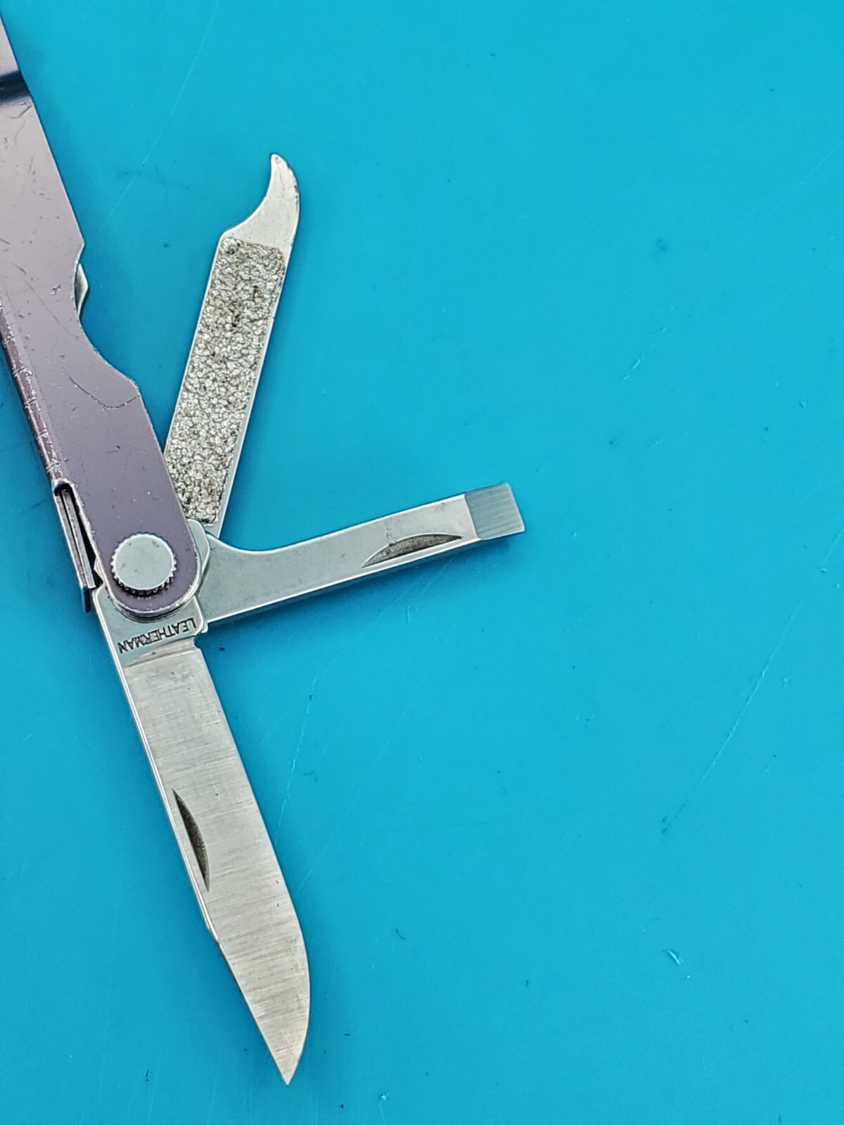 Leatherman Micra Multi-Tool, Knife, Scissors, Key Ring, Gray! GUITAR ALI THE ACE