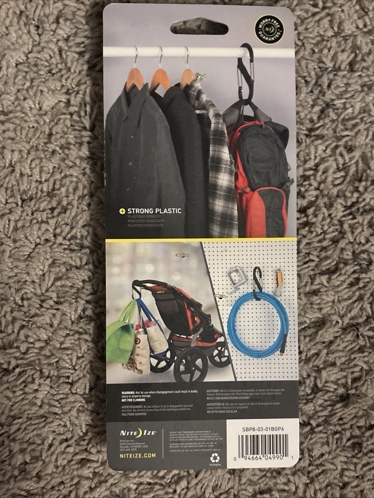 S-Binder Clip Nite Ize Dual Carabiner