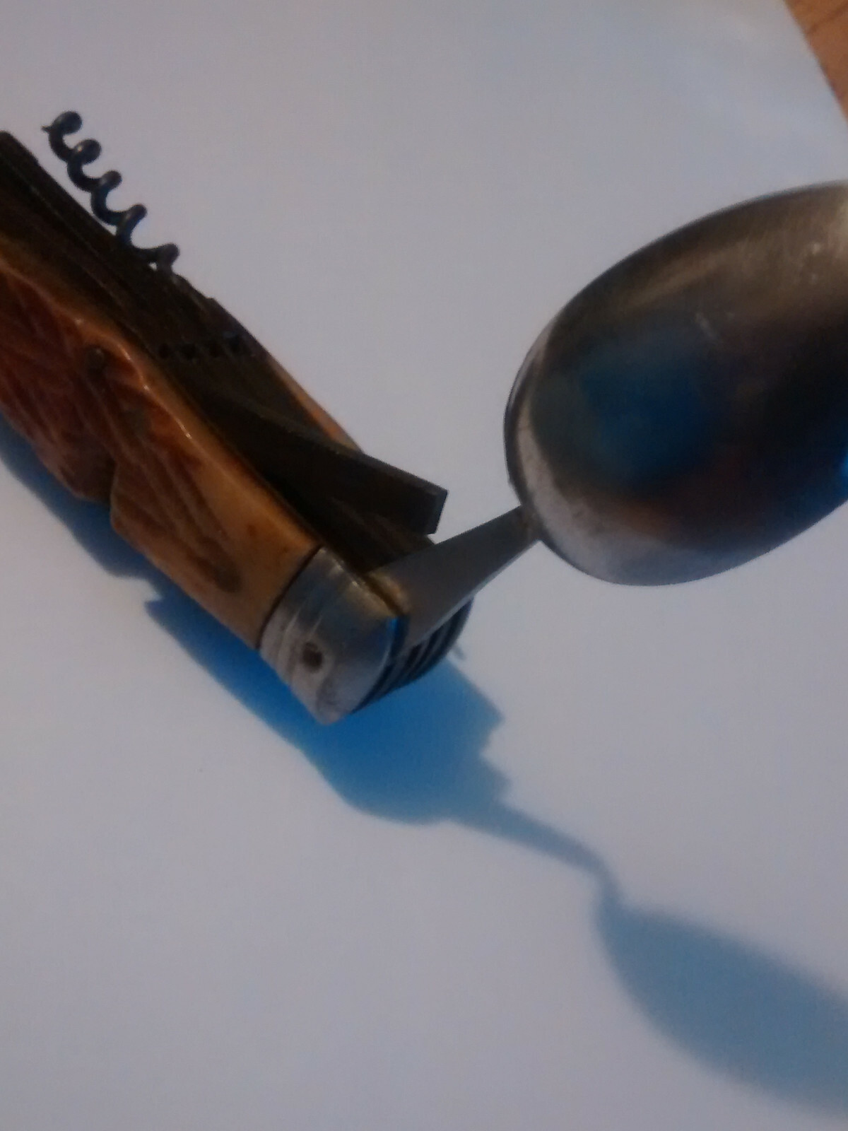 THALCO Multi-Function Knife, Knife/Fork/Spoon, Well Used, 11 Functions,Vintage  