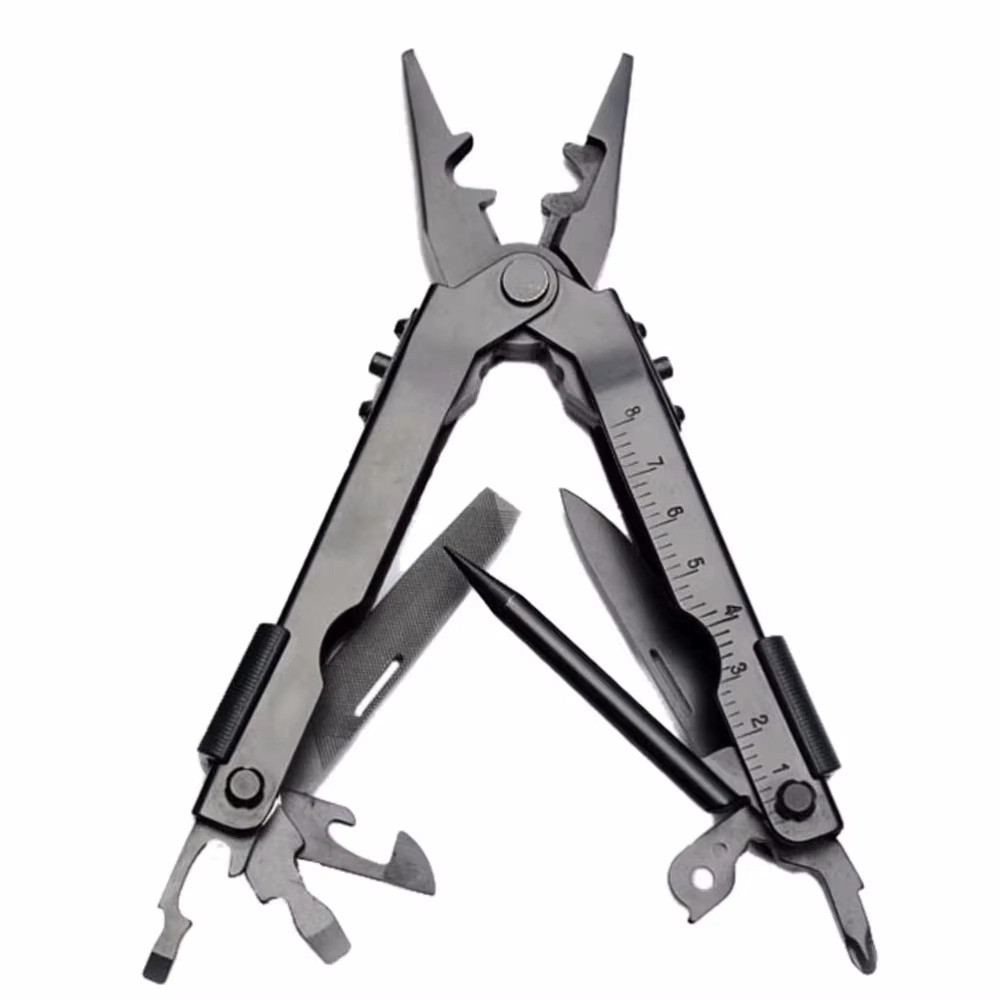 Folding Multi-Tool Pliers Stainless Steel Pocket Knife Wire Stripper EDC Camping