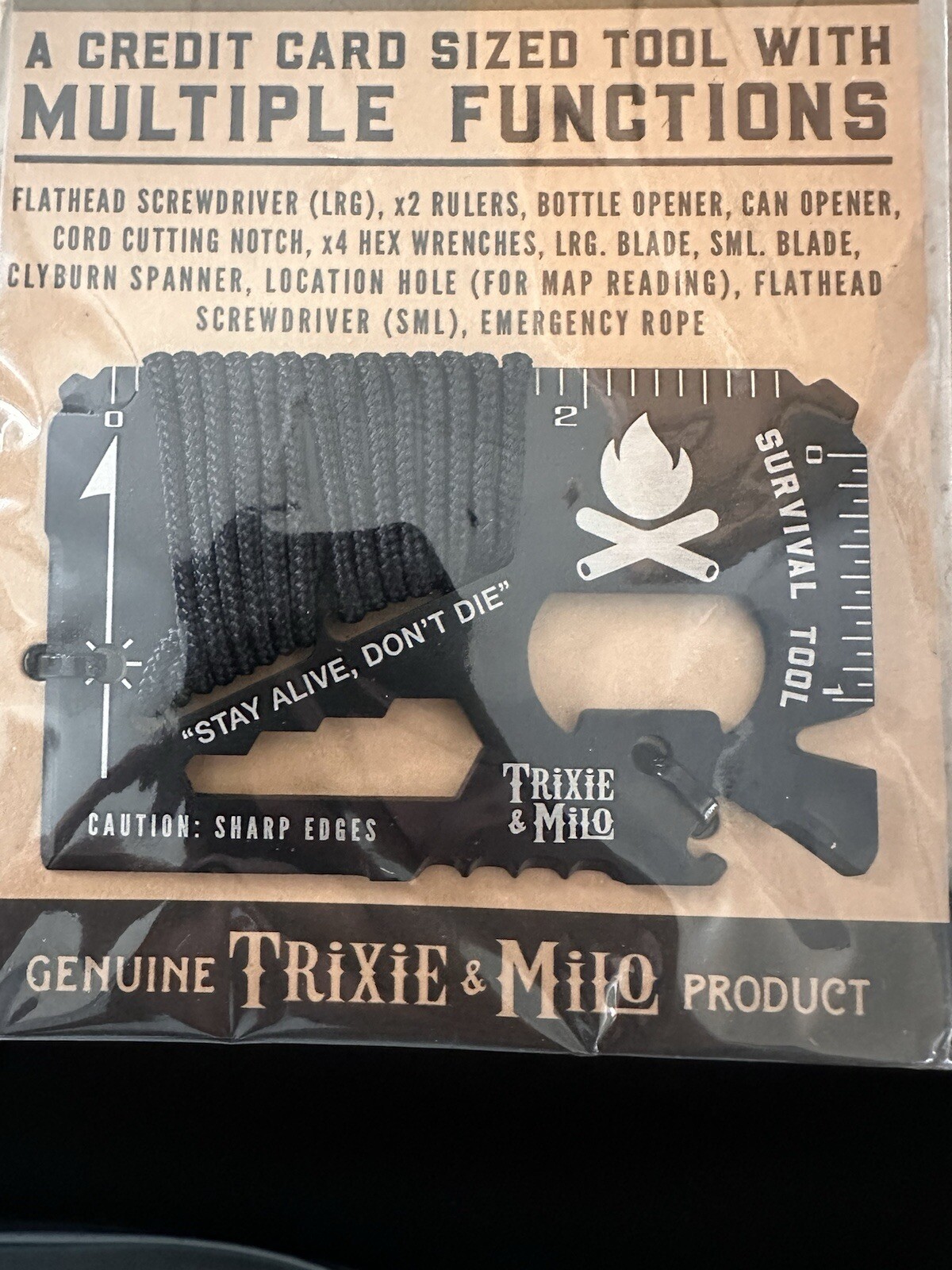 Pocket Survival Tool – Credit Card Sized!