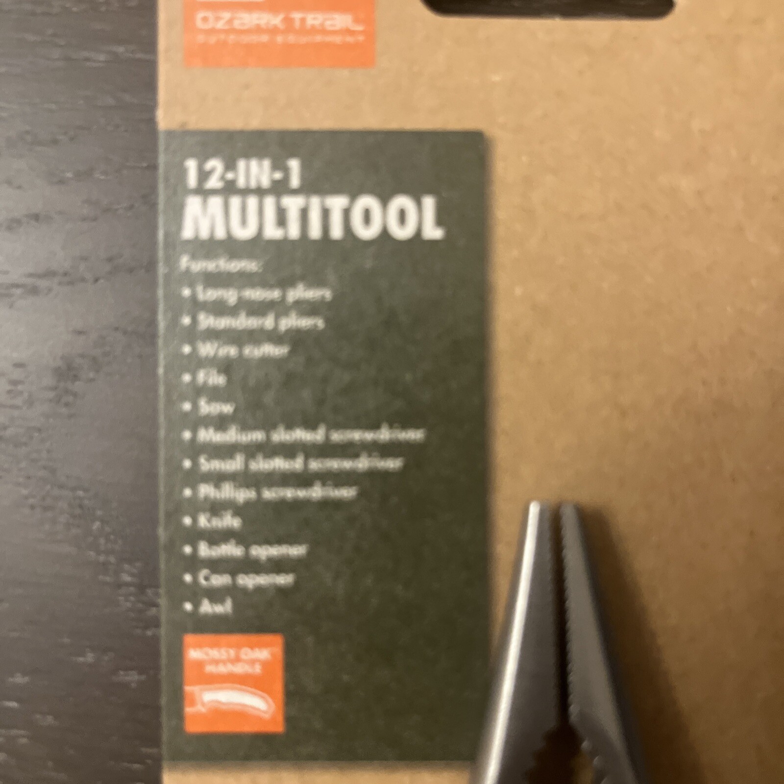 Ozark Trail Camo Multi-Tool 12-in-1, Stainless Steel NEW