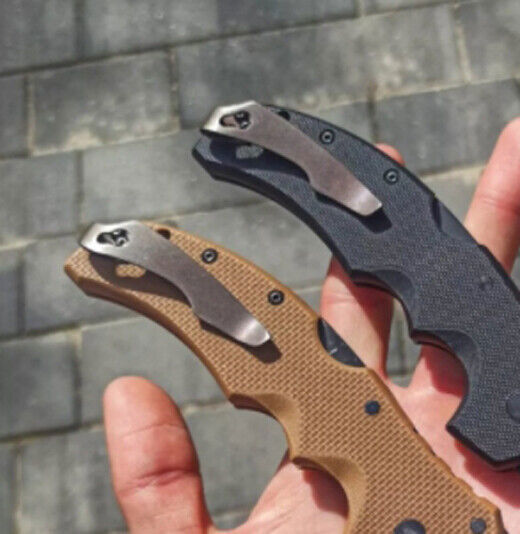 EDC 1 PC Titanium Clip für ColdSteel Recon1 Messer Teile & Zubehör (ohne Messer)