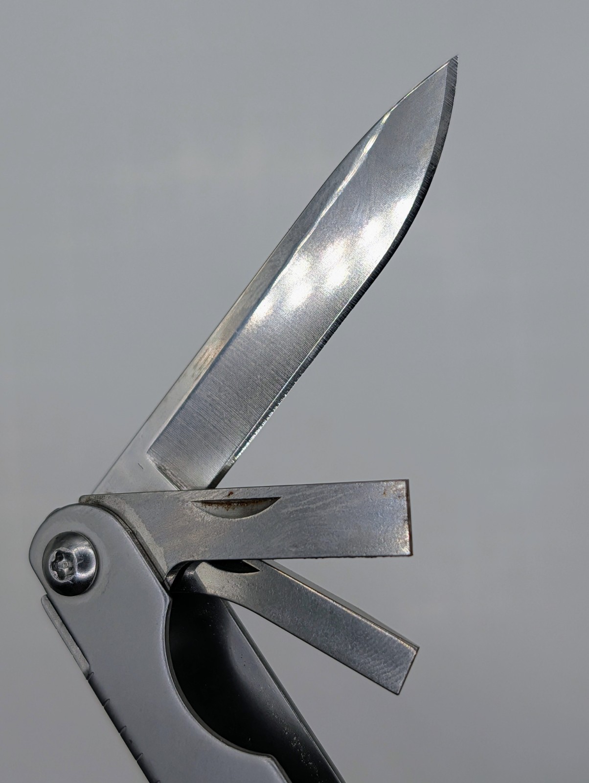 Leatherman SideClip Multi-Tool, Rare Retired Pats Pend Plier, Knife W/Belt Clip