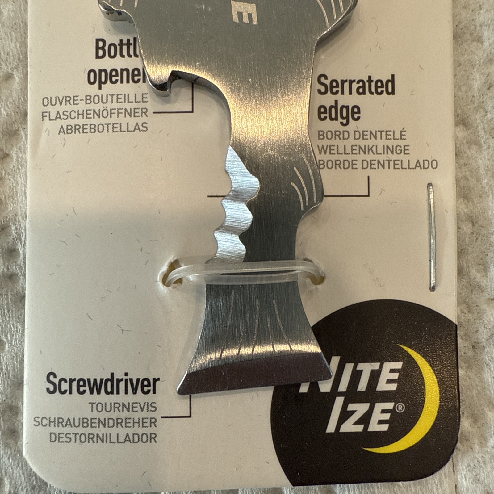 Nite Ize DoohicKey FishKey Tool Keychain Multi-Tool Fish Stainless.