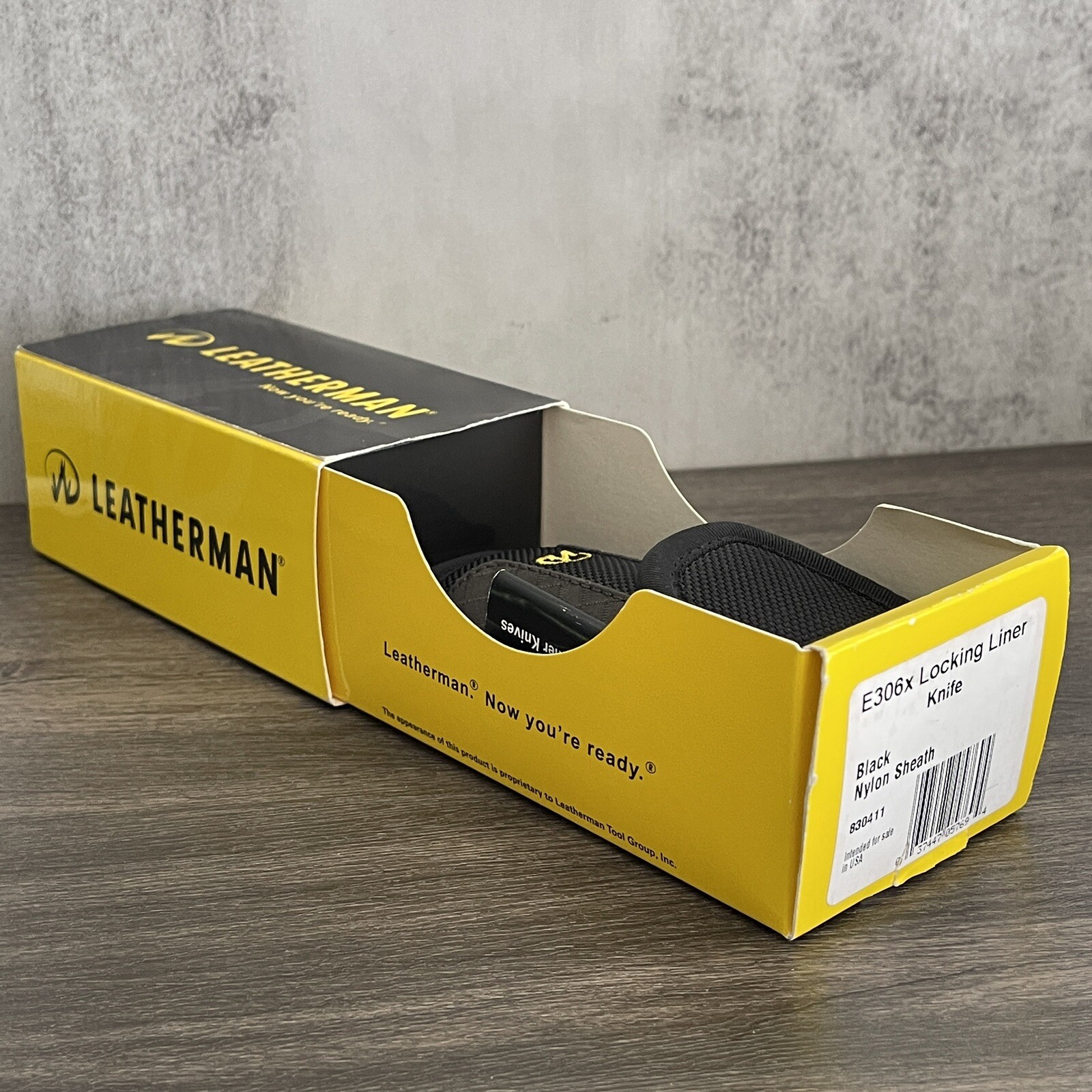 Leatherman E306x knife w/Plain Blade (Similar to e307x e304x Expanse Series)
