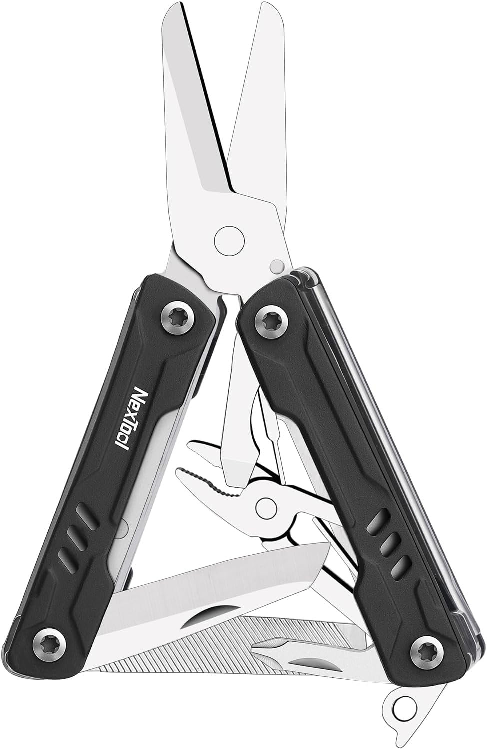 Keychain Multitool, Mini Sailor Scissors, 10 in 1 Mini Multitool with EDC Pocket