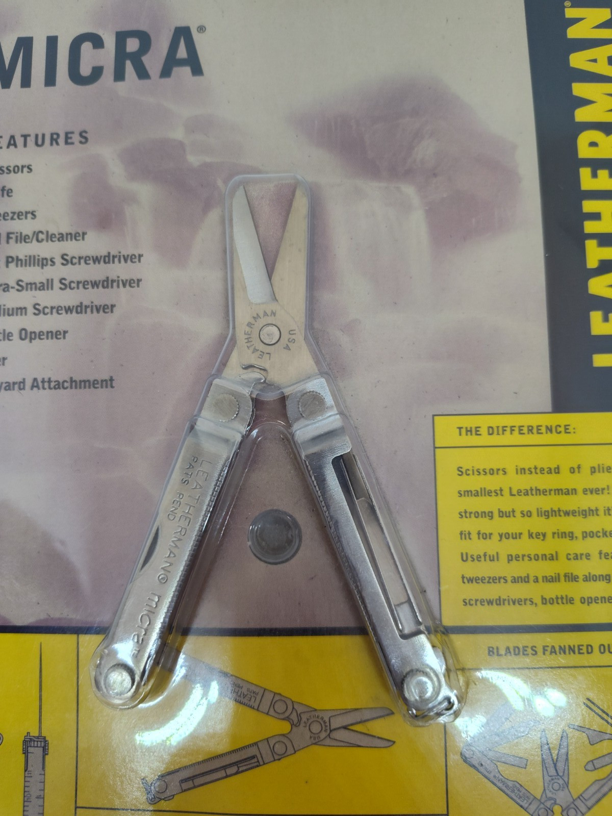 Leatherman Original Micra Made in USA Multitools w/ User Guide New & Sealed