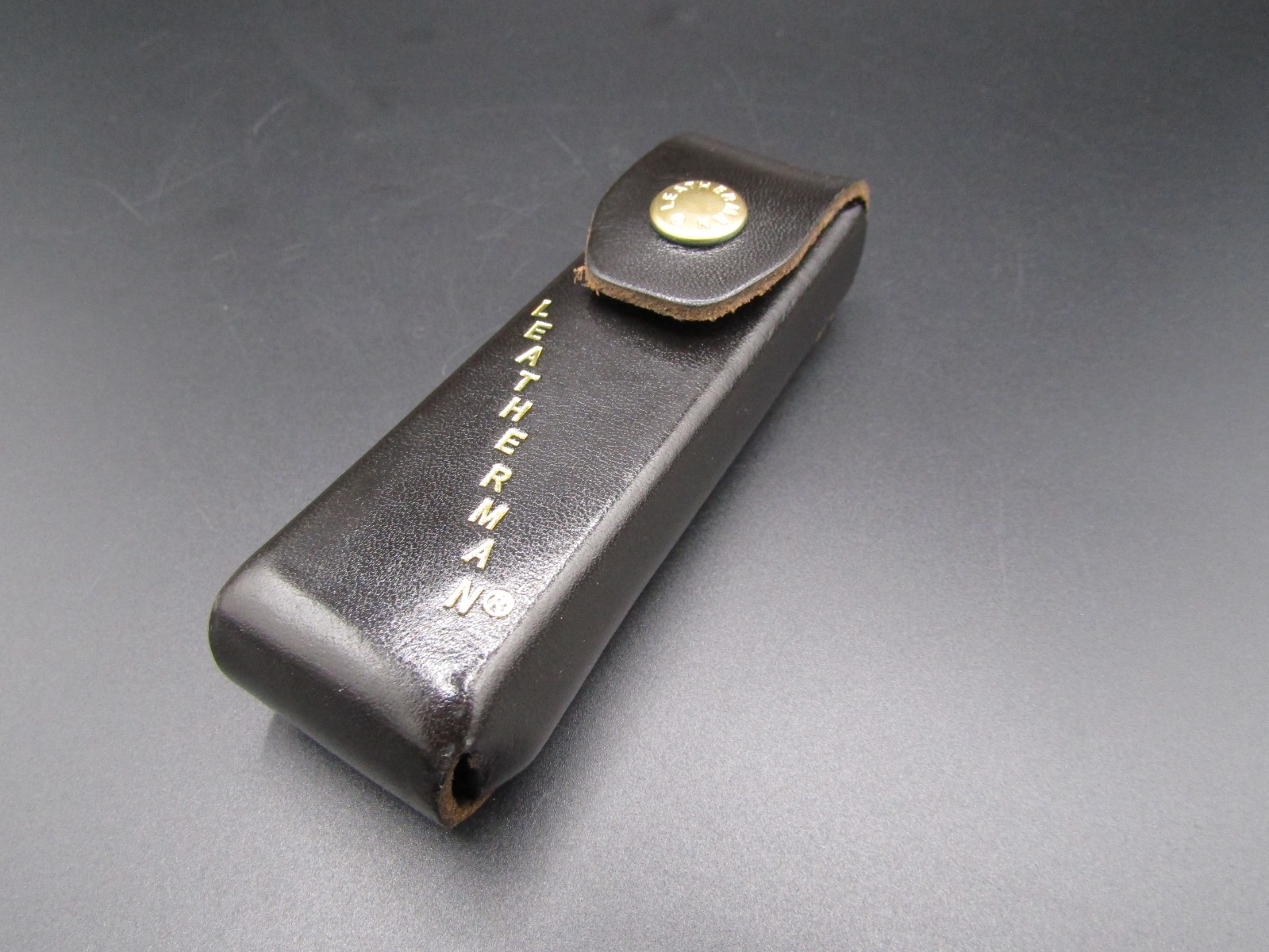Vintage New Old Stock NOS Genuine Leatherman Multi-Tool Black Pouch Sheath 4 1/4