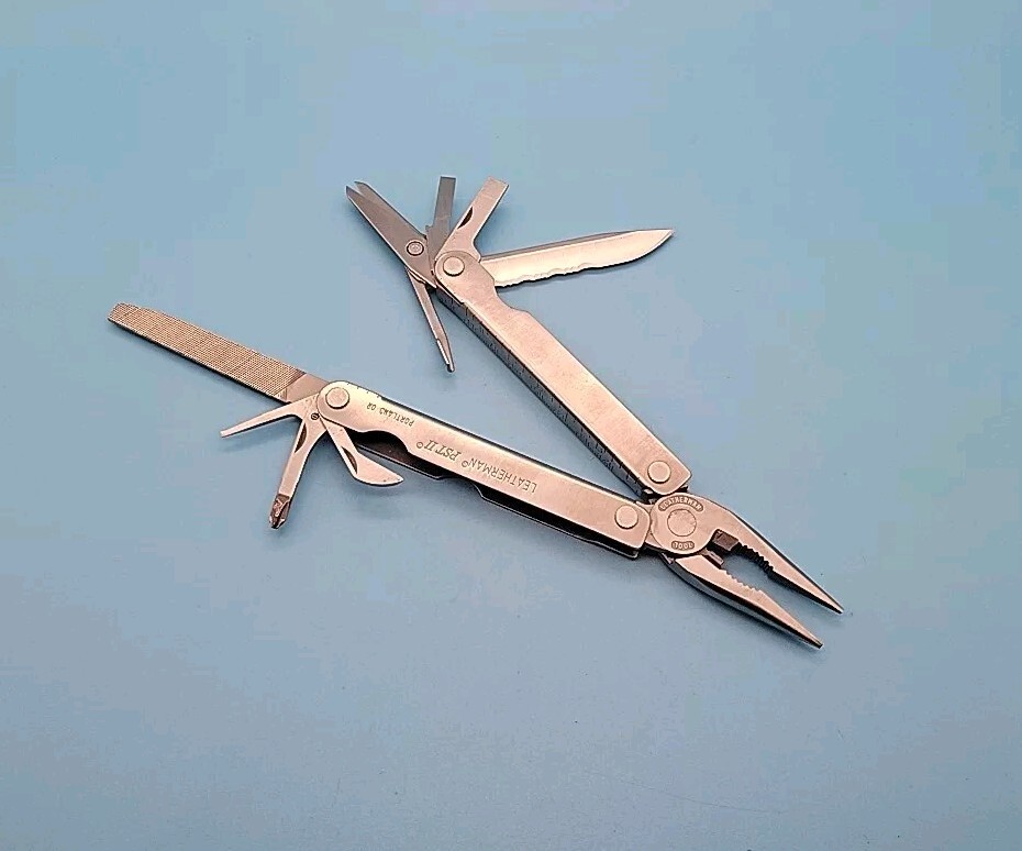 Leatherman PST II Multi-Tool Dated 0802 – Knife, Pliers, Scissors – Retired