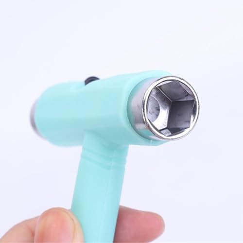 T-Shape Skateboard Tool All-in-One Multi-Function Wrench for Longboard Scooter