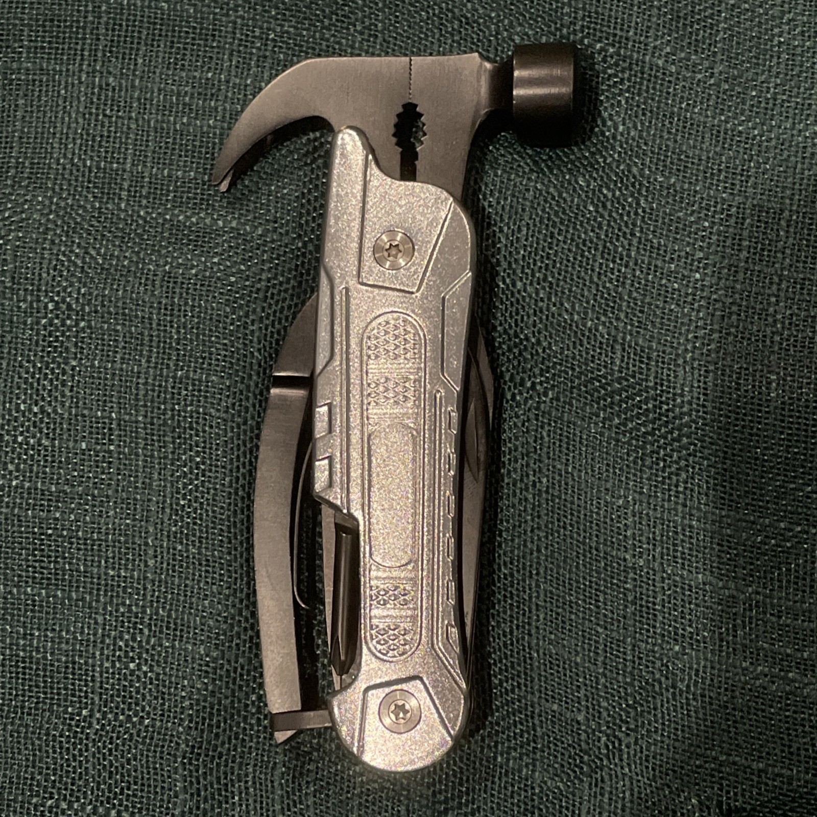 Sharper Image Multi-function Hammer Combination Folding Pliers Screwdriver Knife