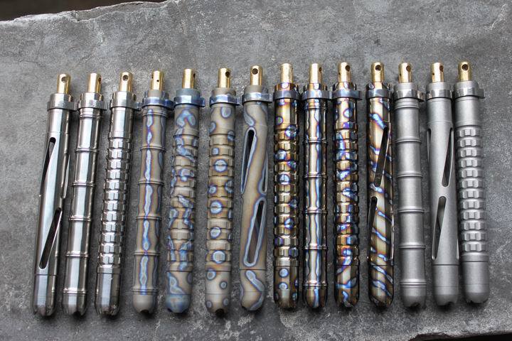New EDC Titanium Alloy Cool Stick Kungfu Playing With Cuban Rattan Stick Gift