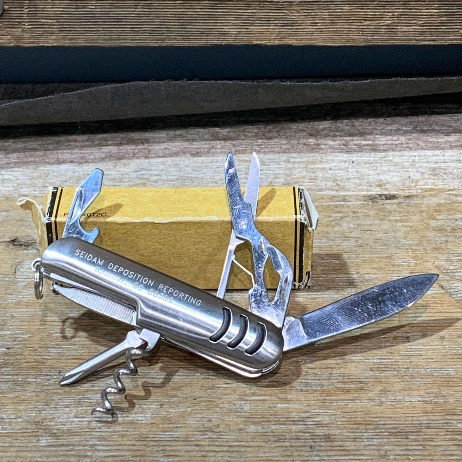 Vintage Stainless Steel, Multi-Tool Pocket Knife, 3″