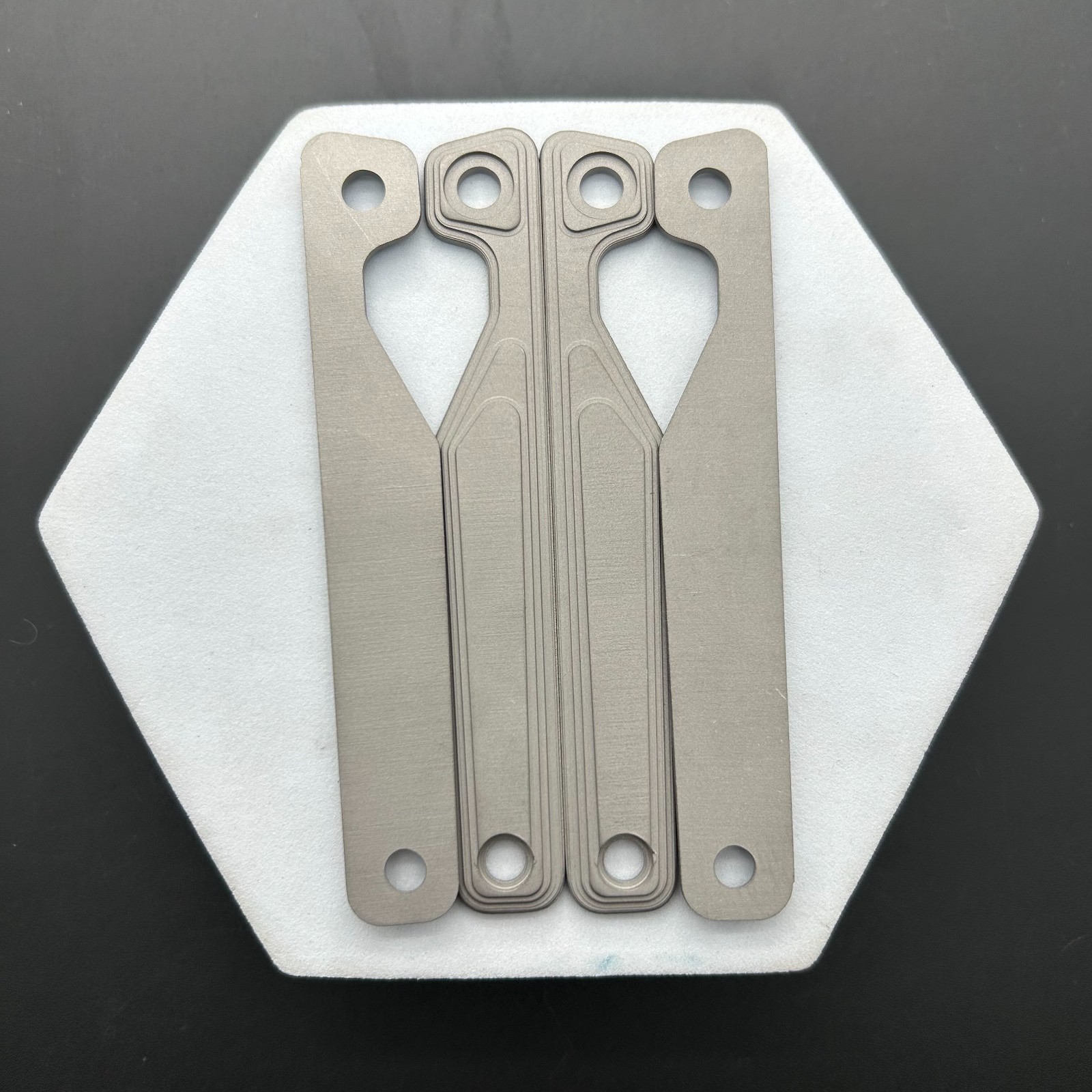 4PCS Titanium Scale Plates for Leatherman Wave Alpha Handle Mod