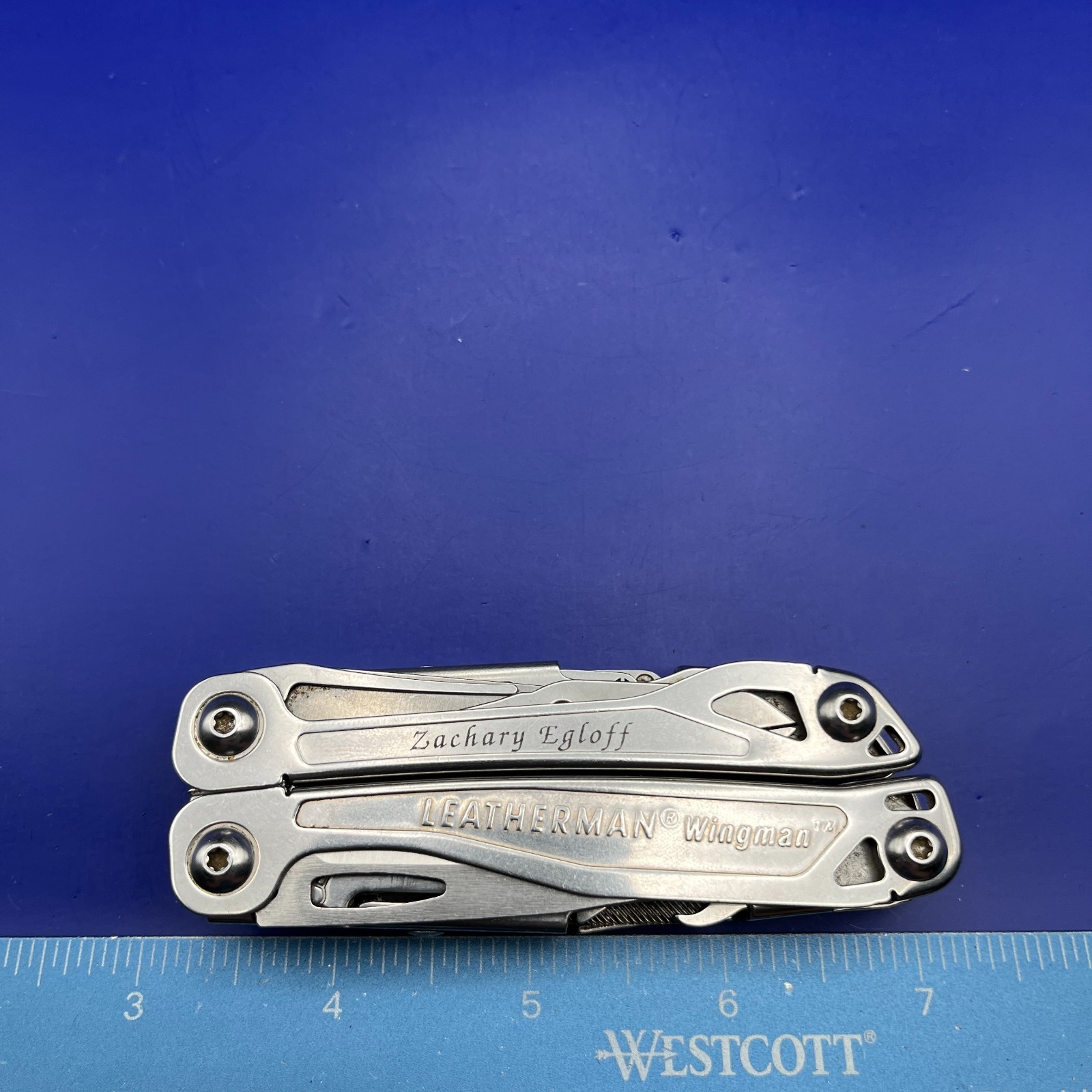 Leatherman Stainless Steel Wingman Multi Tool Scissors Knife Plier