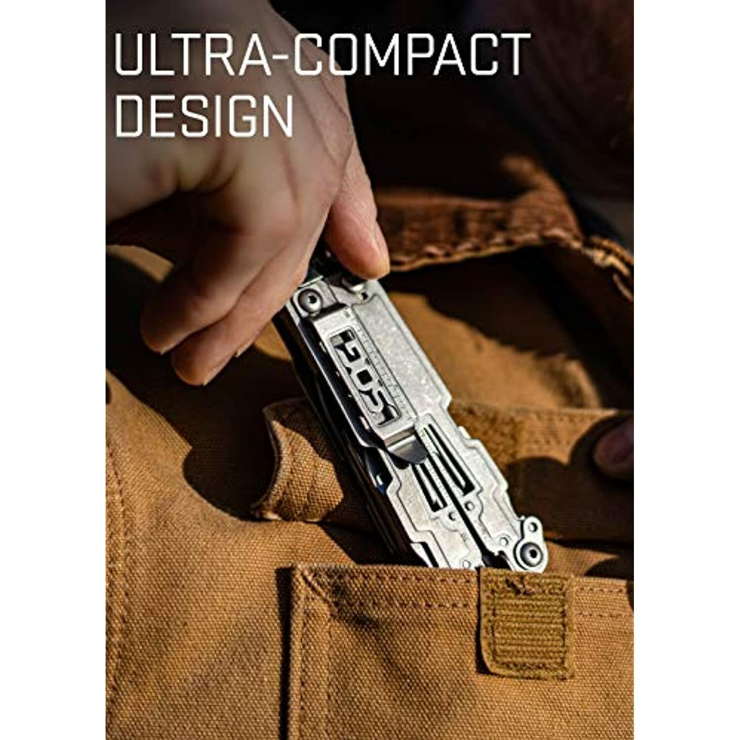 SOG PowerAccess Multi-Tool Pliers with 2.4 inch Folding Knife – Lightweight EDC