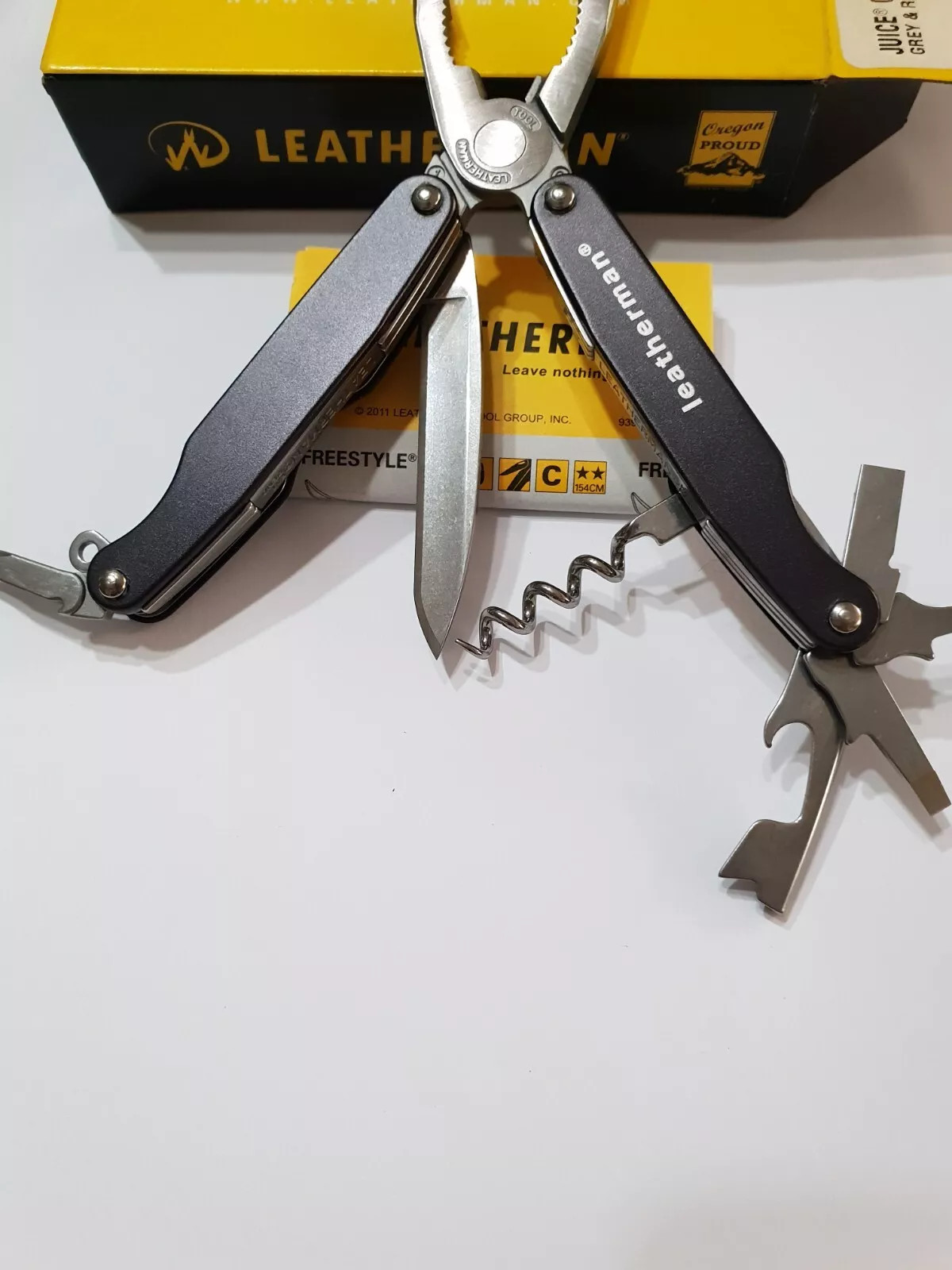 🔥🔥🔥 Leatherman Juice C2 Gray Gen1 Multi Tool New in Box Rare Retired