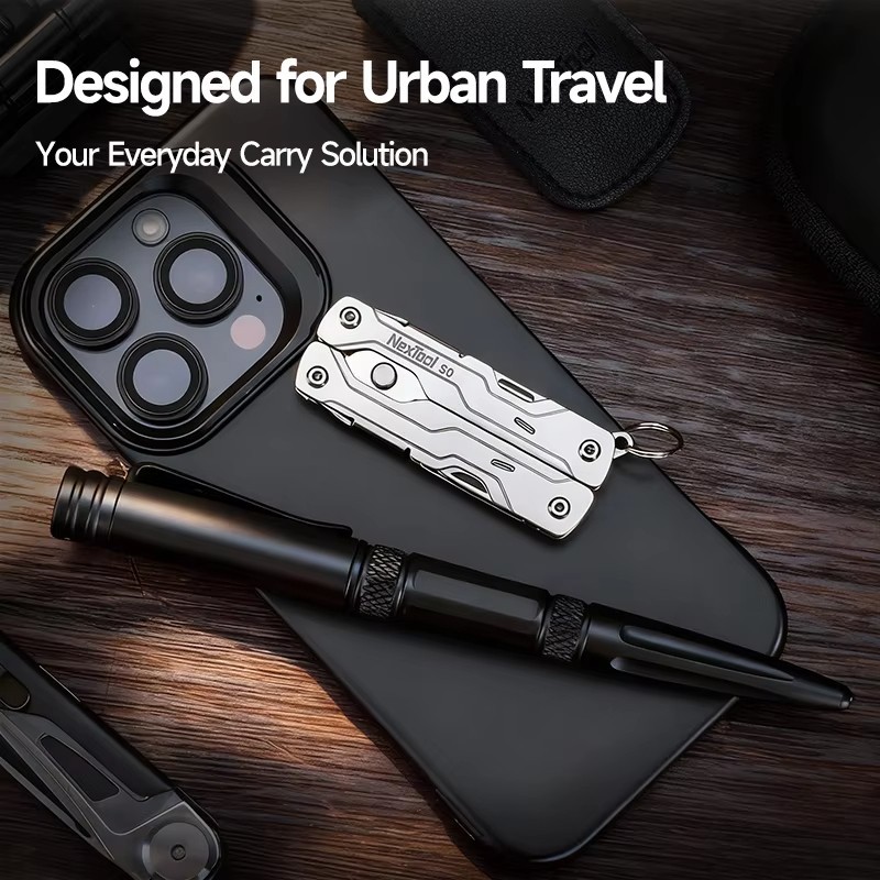 NexTool Mini Sailor S0 8-in-1 Scissors Keychain EDC Pocket Multitool Screwdriver