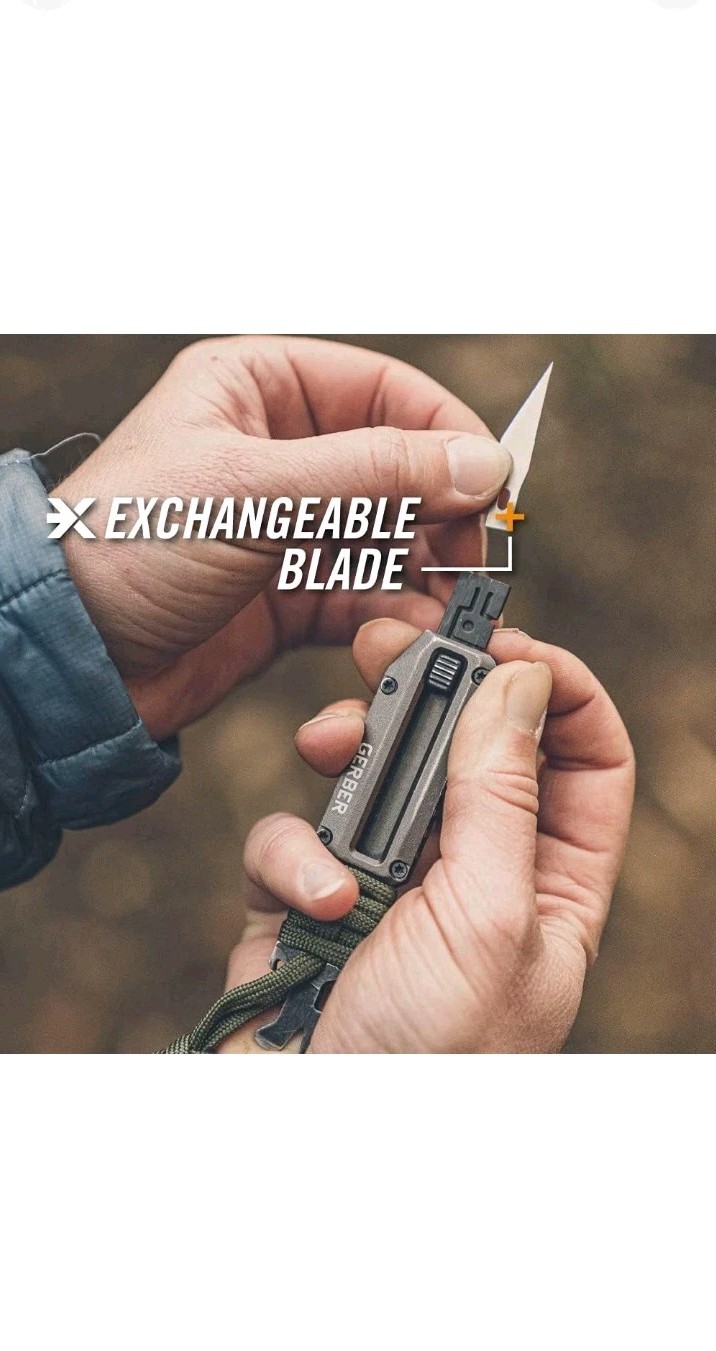 Gerber PRYBRID X Multi-Tool 8 Functions Replaceable Razor Blade 1.7 OZ