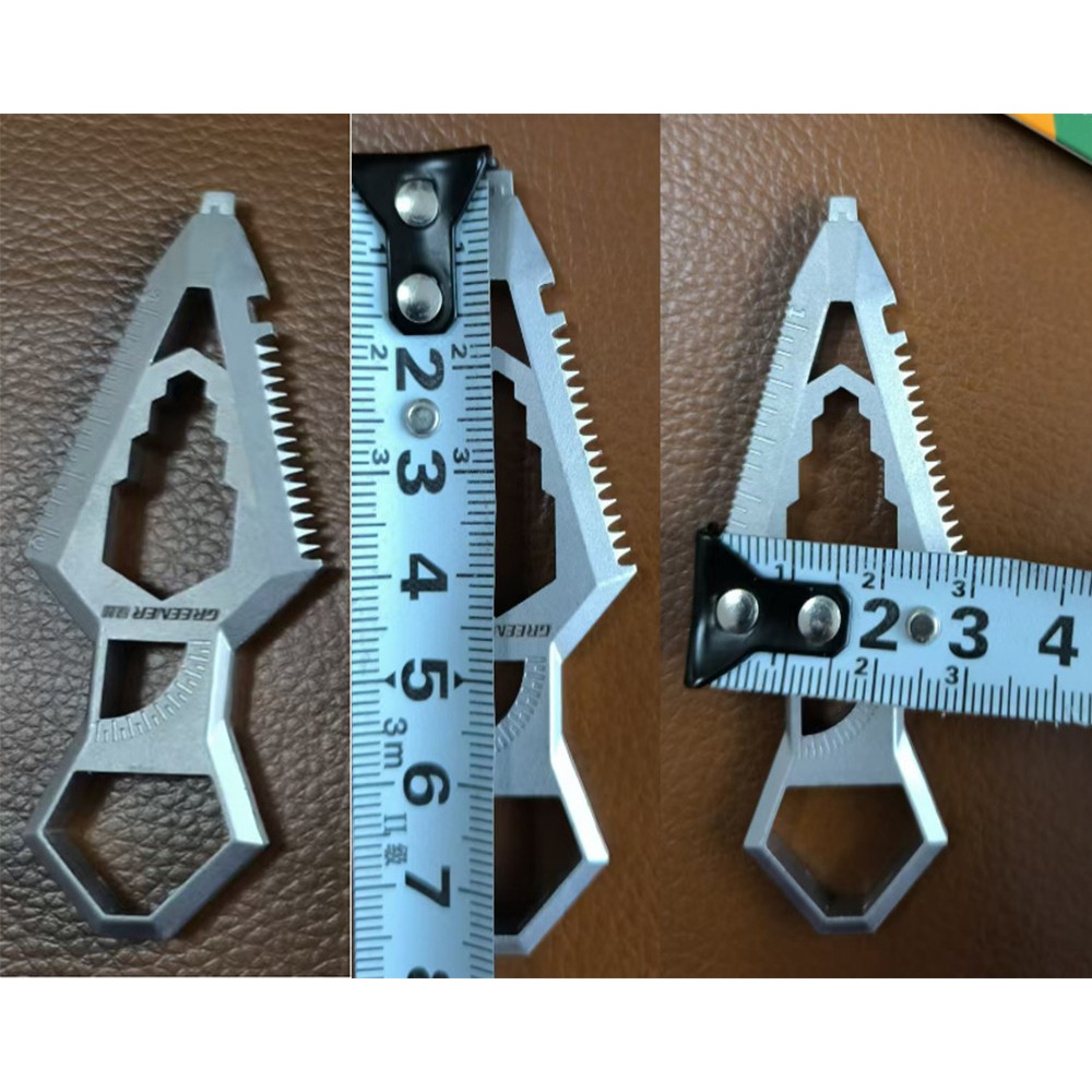 Portable Heavy Duty EDC Metal Keychain Multi-Tool Bottle Opener Men’s Gift