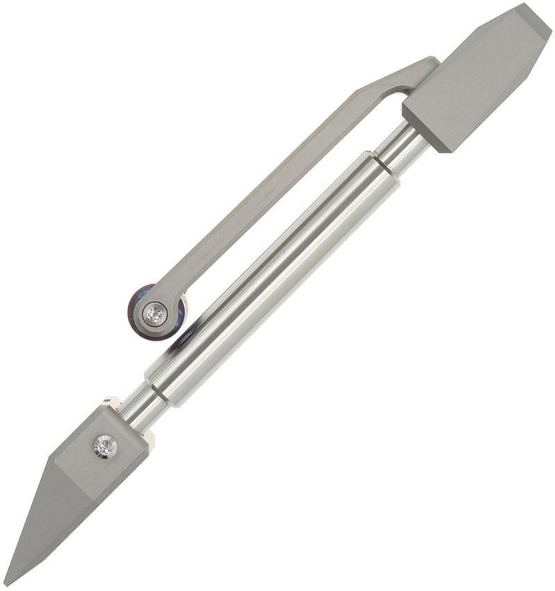 Ketuo Pocket Pry Bar Gray With Lanyard Loop Titanium Construction 2.35″ Overall