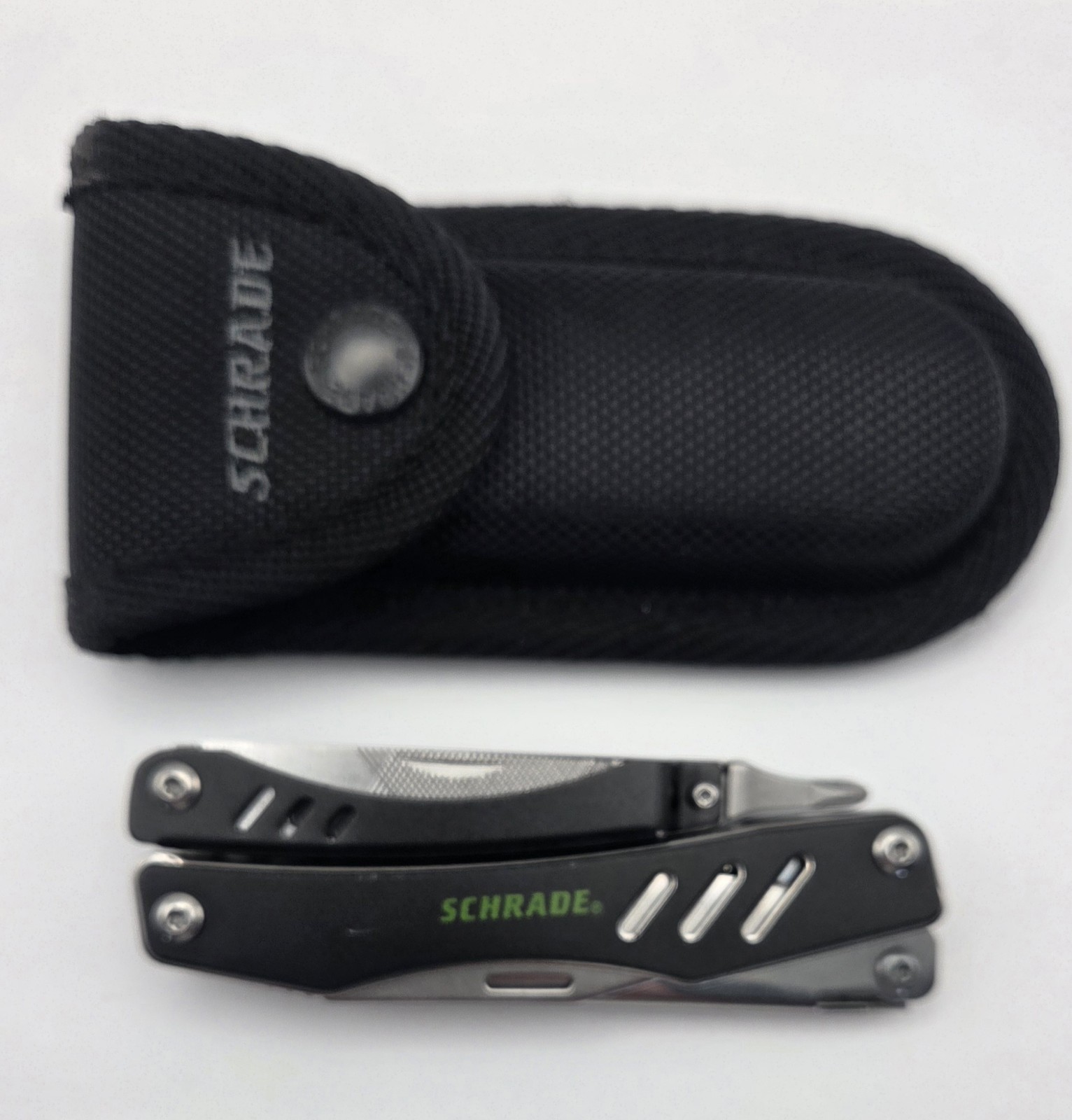 SCHRADE TOUGH TOOL MULTI-TOOL STAINLESS STEEL Excellent Condition