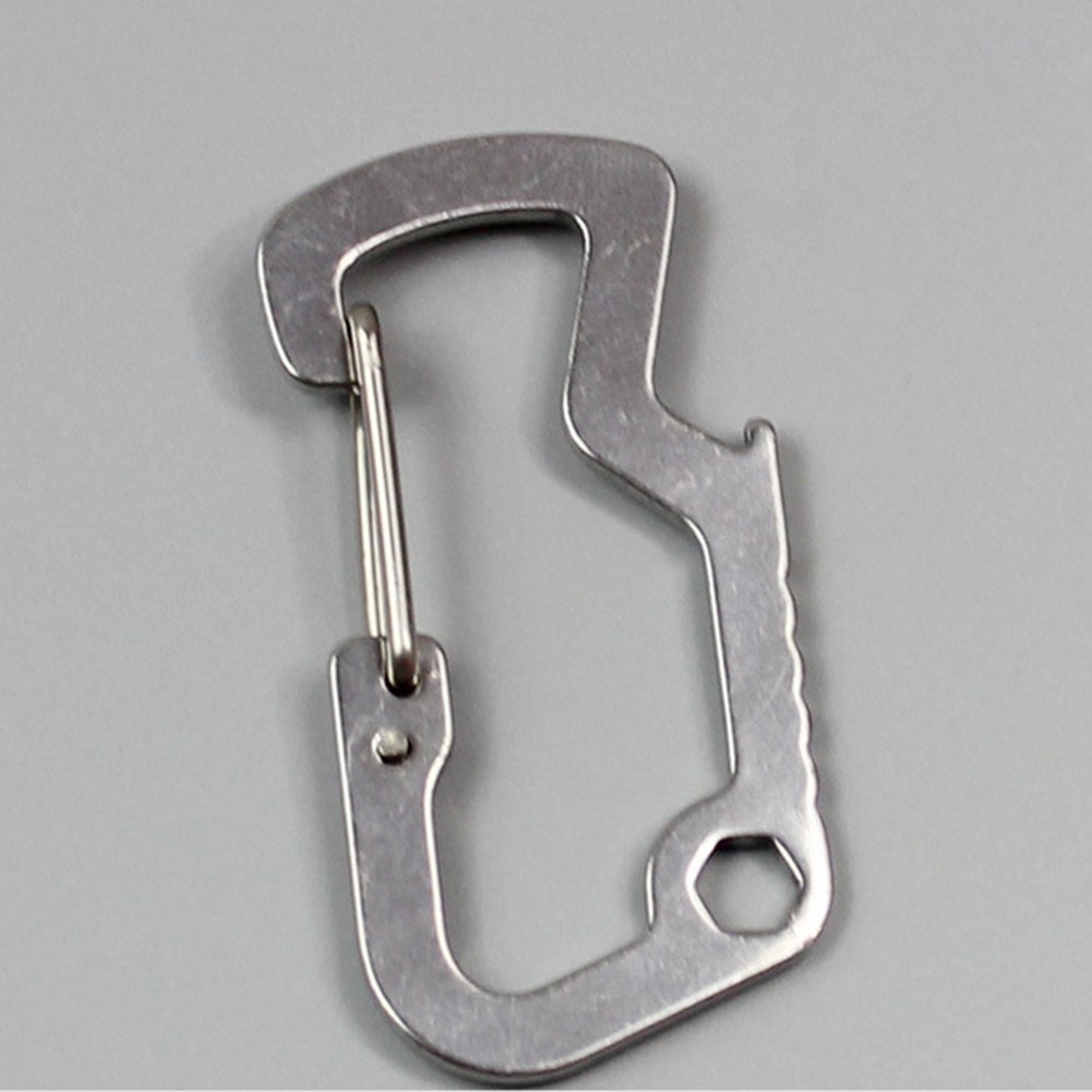 Lightweight Factory Carabiner Bottle Opener 1 Pc 3.3*6.8cm Inner Hexagonal