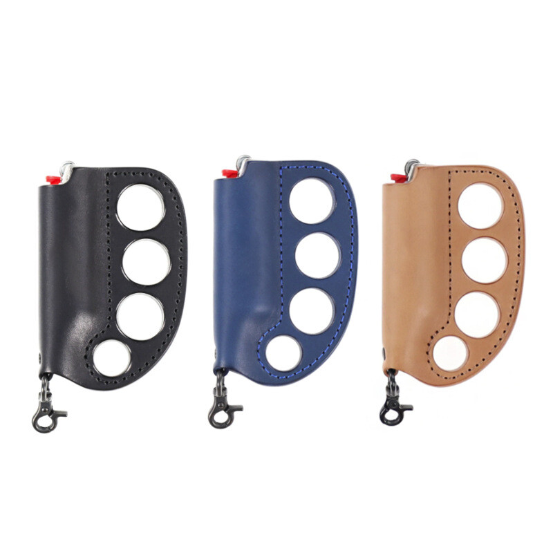 KeyPendant Leather Finger Tiger Lighter Cover for BIC J6