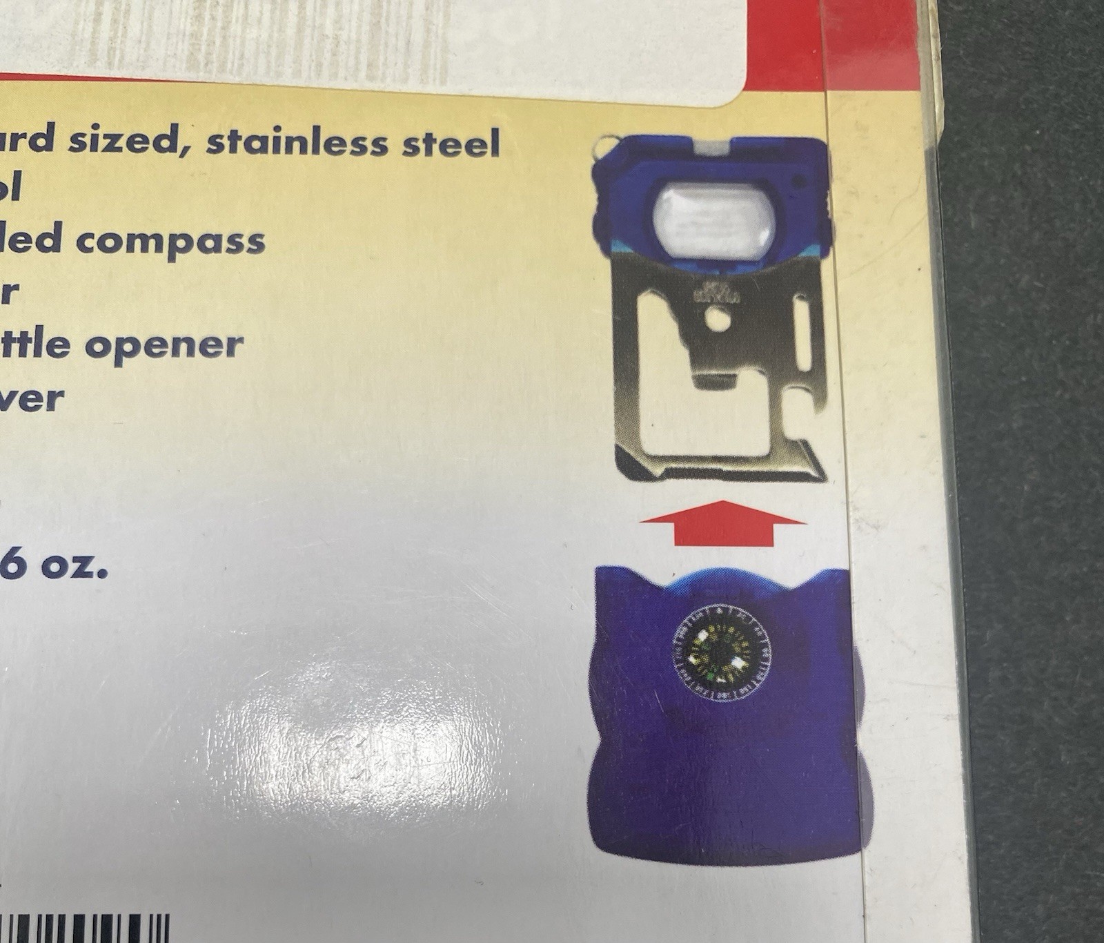 E Gear Survival Essentials Card Multi Tool Screwdriver Striker Camping Lot Of 2