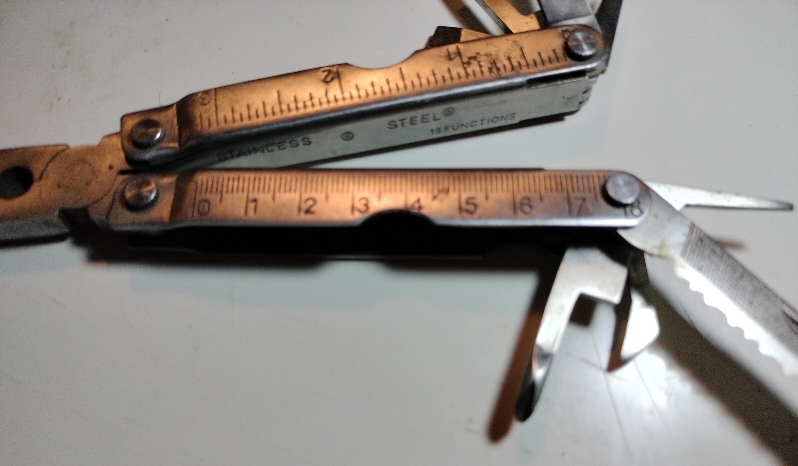 Unbranded 15 Function Stainless Steel Multi-tool With Ruler