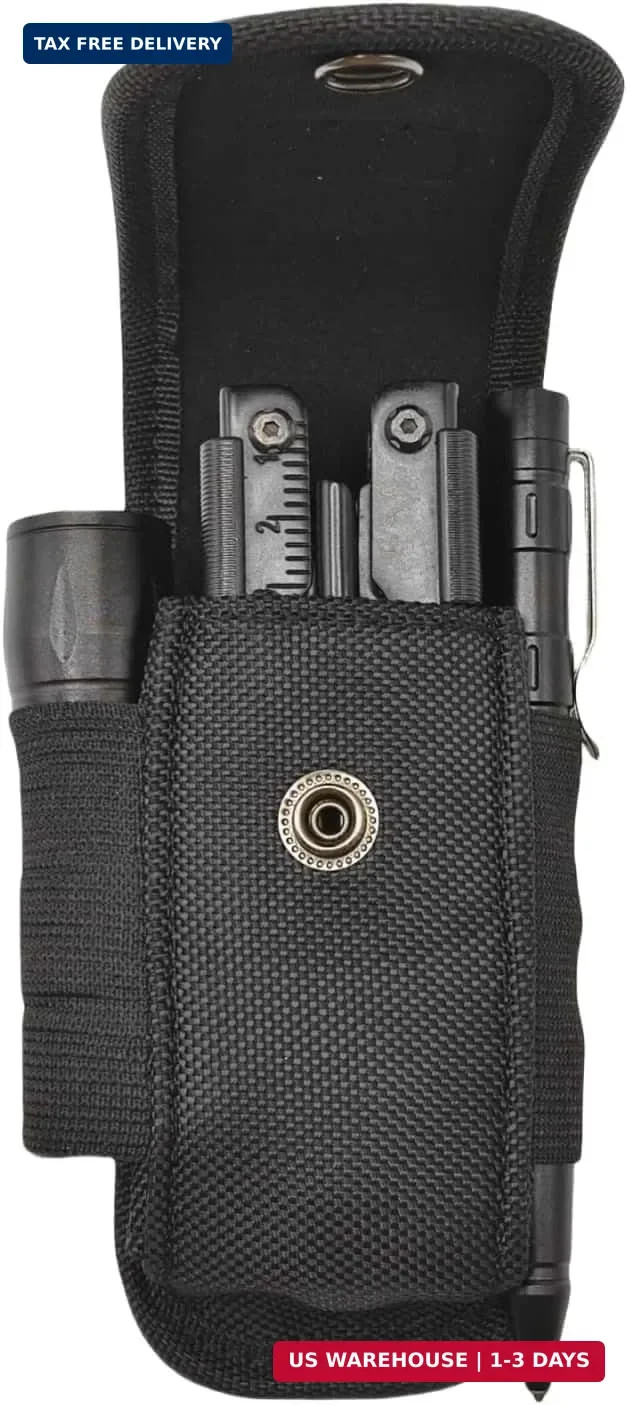Multitool Nylon Sheath for Leatherman Gerber 4.5-5″ EDC Belt Loop Holster Pouch