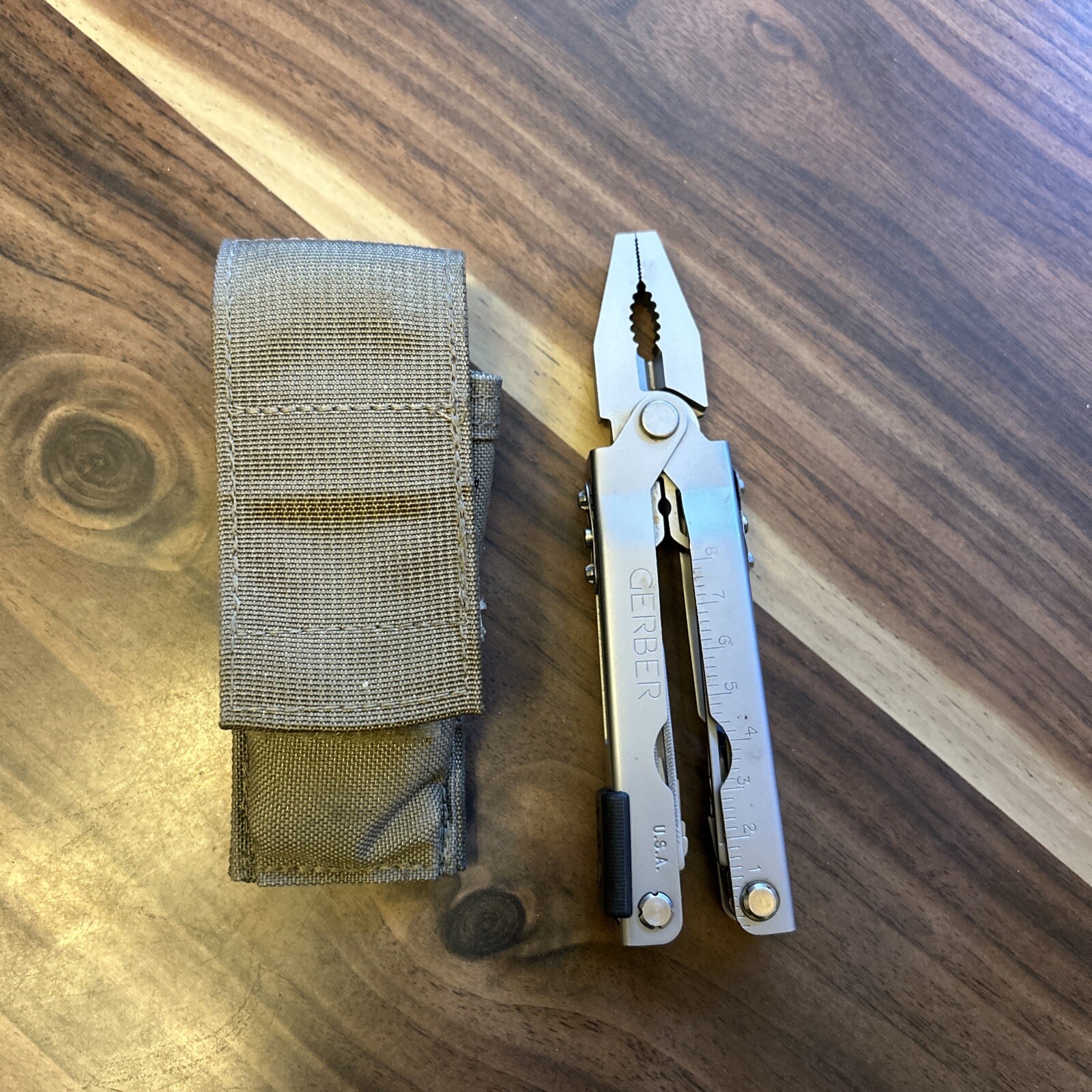 Gerber USA Multi Tool Blunt Nose Pliers Knife W/Sheath