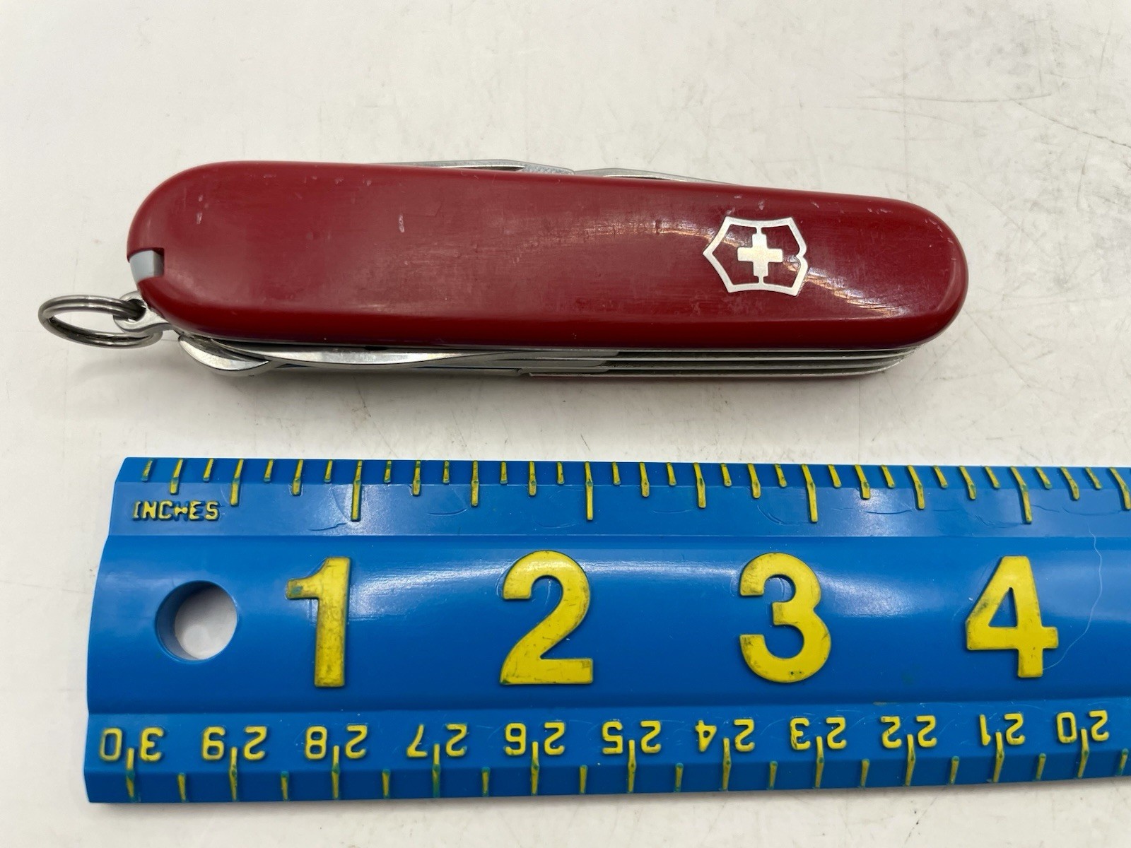 Swiss Army Original Knife Red SUPER TINKER Victorinox 8 Tools #B