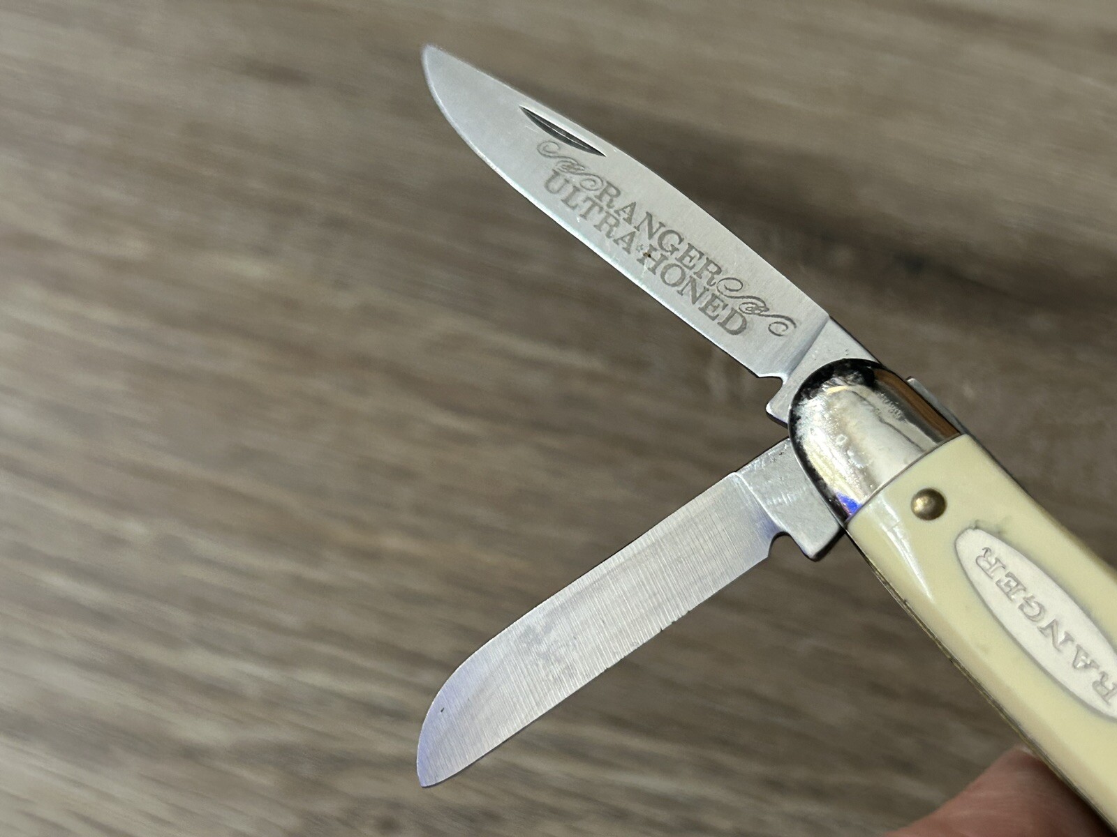 Vintage Ranger Ultra Honed Camping Three Blade Folding Pocket Knife