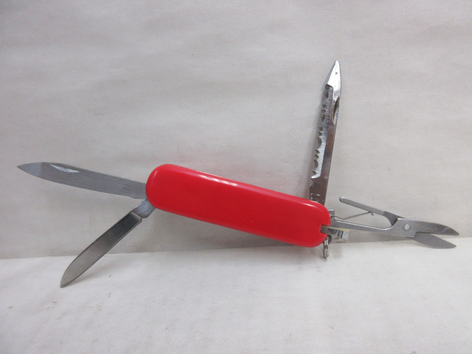 Multi Functional Military Knife Blades Nail File Scissor Tweezers Toothpick