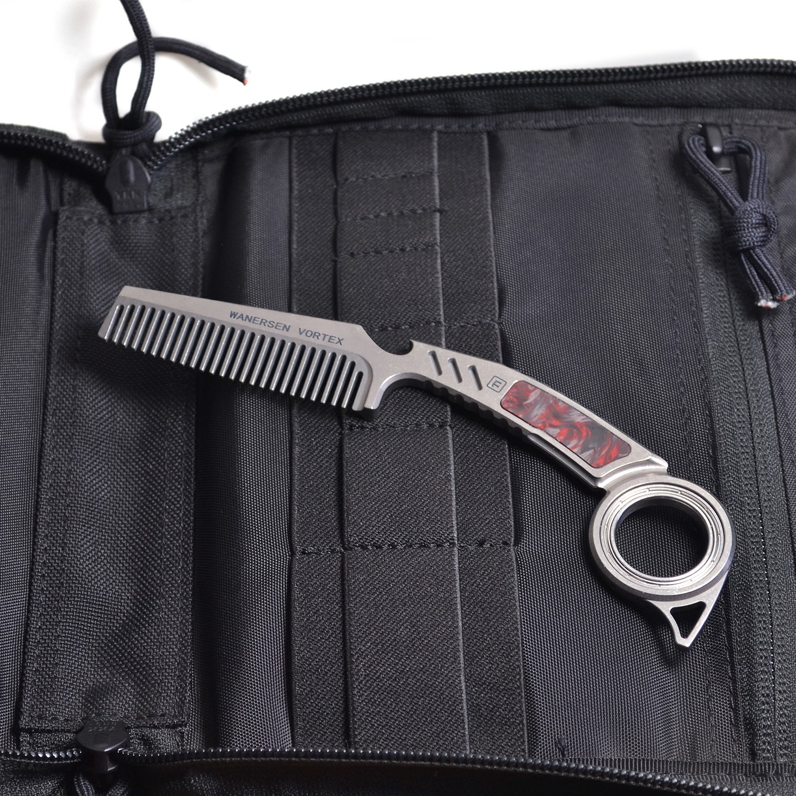 TC21 Titanium alloy Comb EDC Tool Anti-static – Storage bag