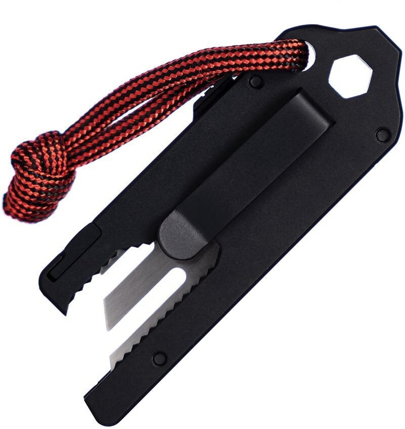 Big Idea Design Black TPT Slide EZ Pocket Tool Pocket Clip Titanium Construction