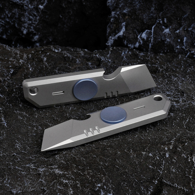 EDC Titanium Alloy Multi Tools Pry Bar Crowbar Opener Wrench Spinner Toy Hot