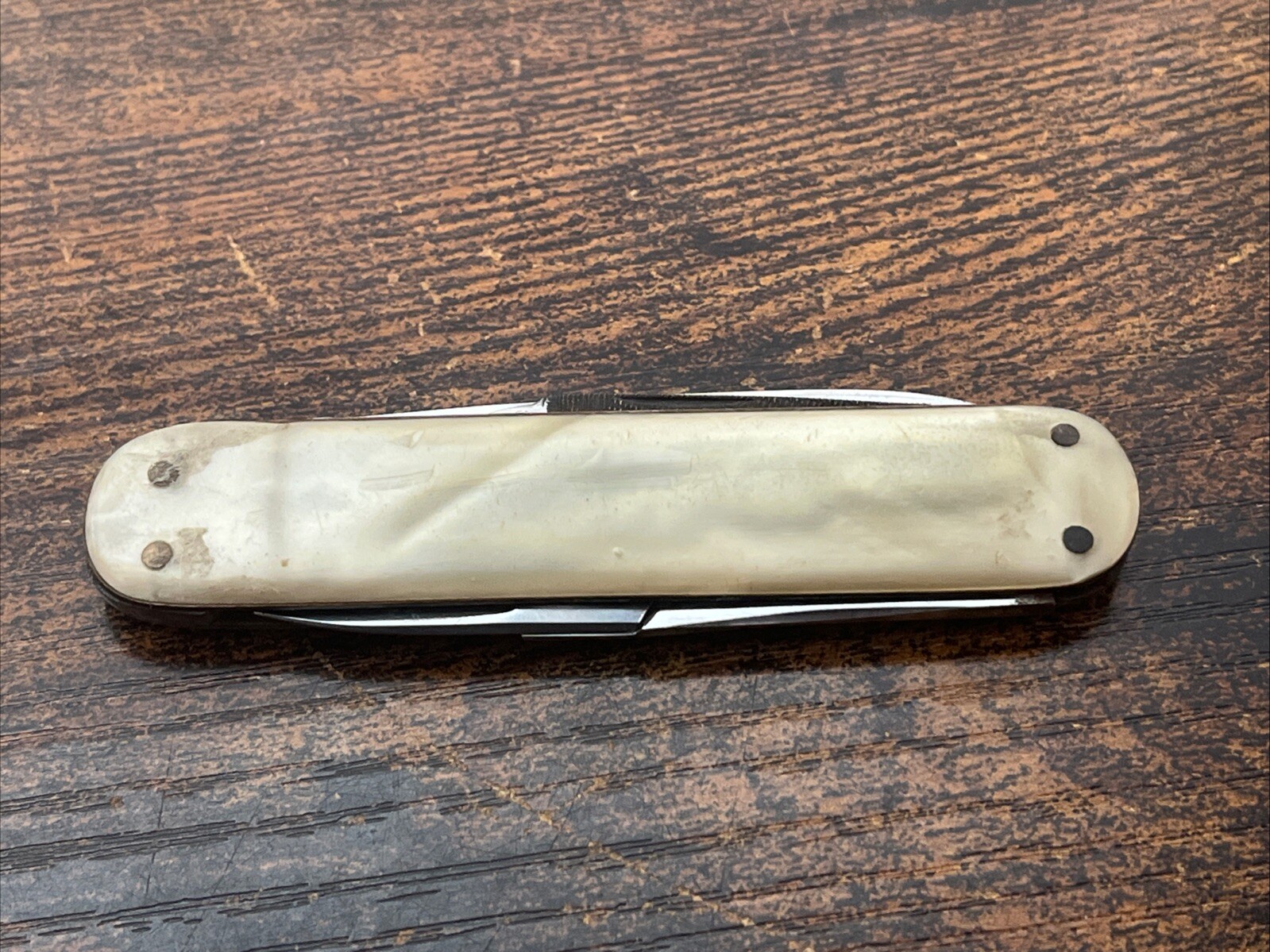 Vintage Solingen Germany Pocket Knife Koenig Iron Works Houston TX Collectible