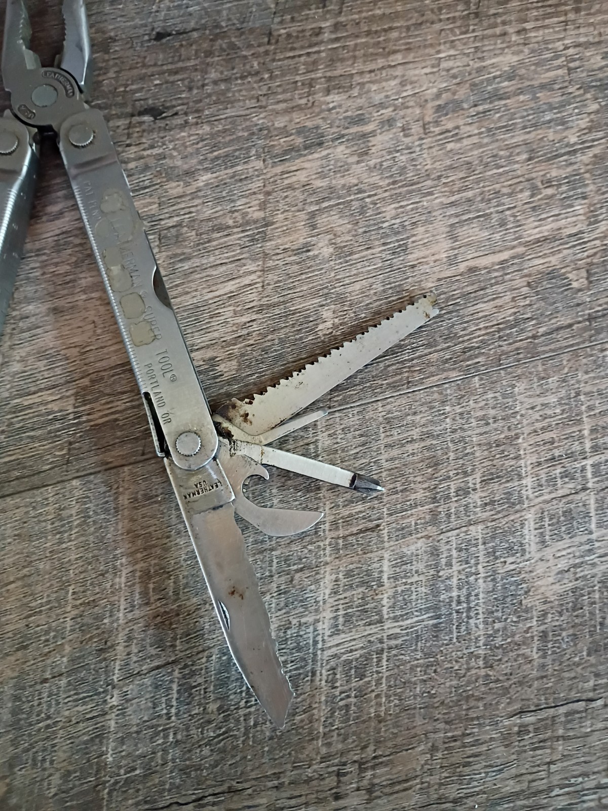 Vintage Leatherman Tool Multi-Tool Stainless Steel Silver Plier Portland OR USA
