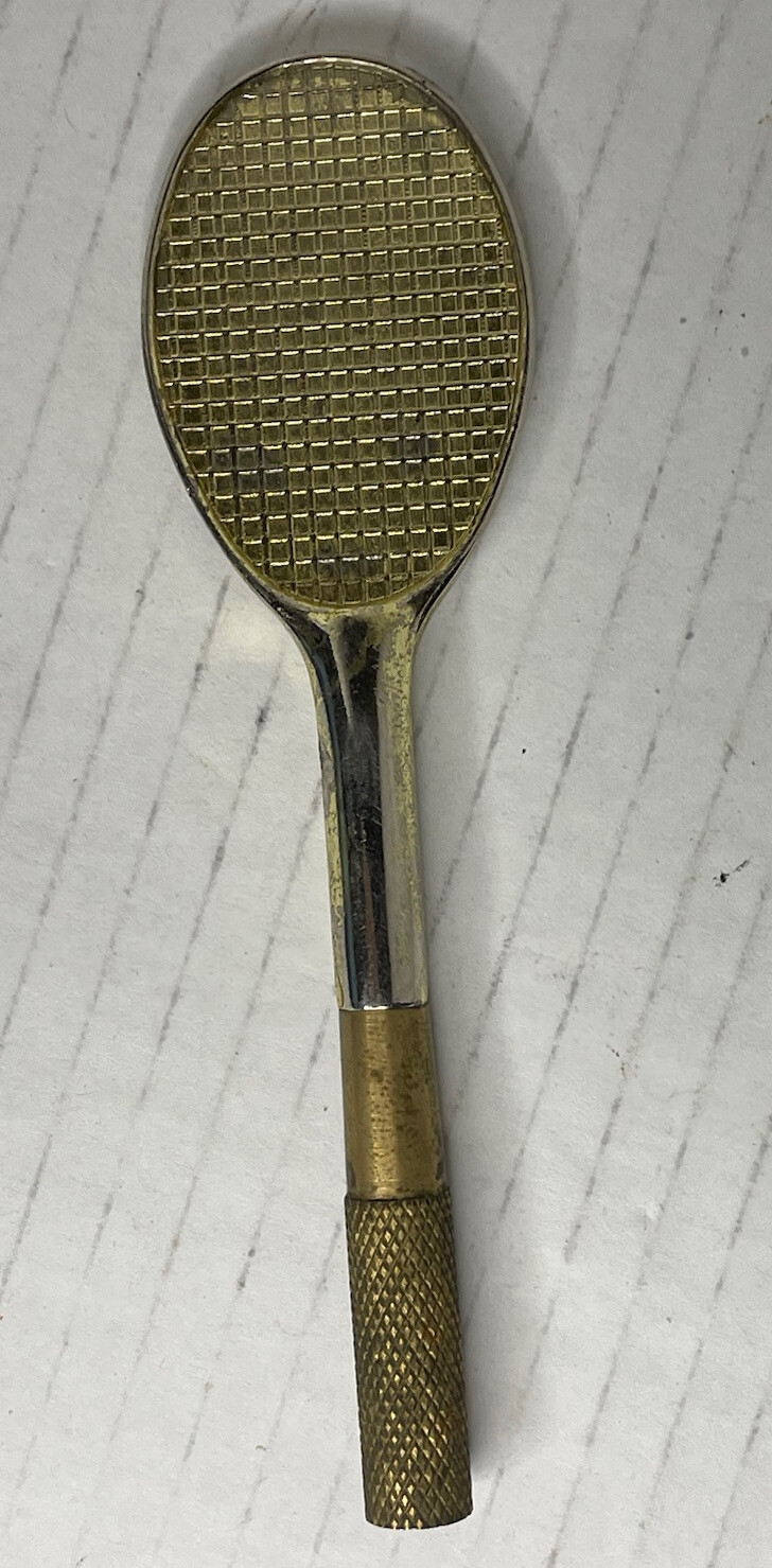 Vintage Consummate MP-49 Tennis Racquet Keychain Screwdriver Missing Bit & Chain