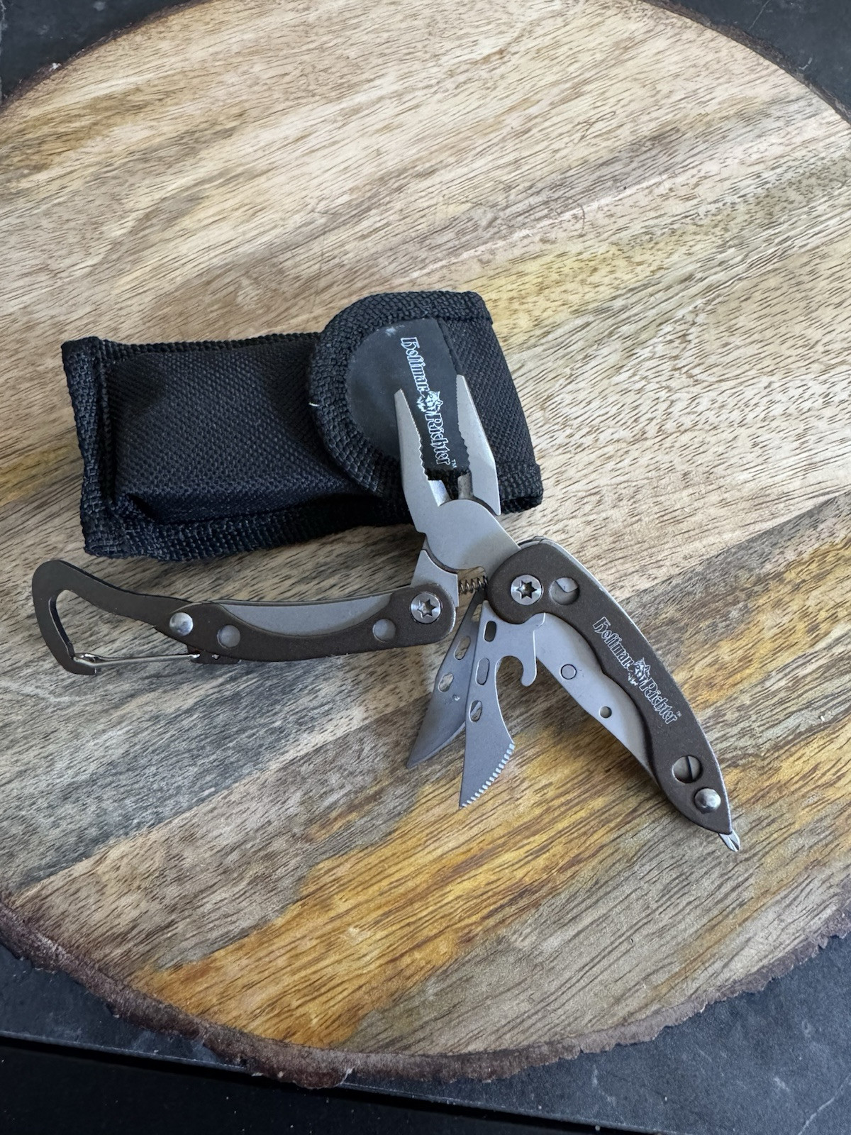 Hoffman Richter Mini Multi Tool With Belt Clip Outdoors Brand New