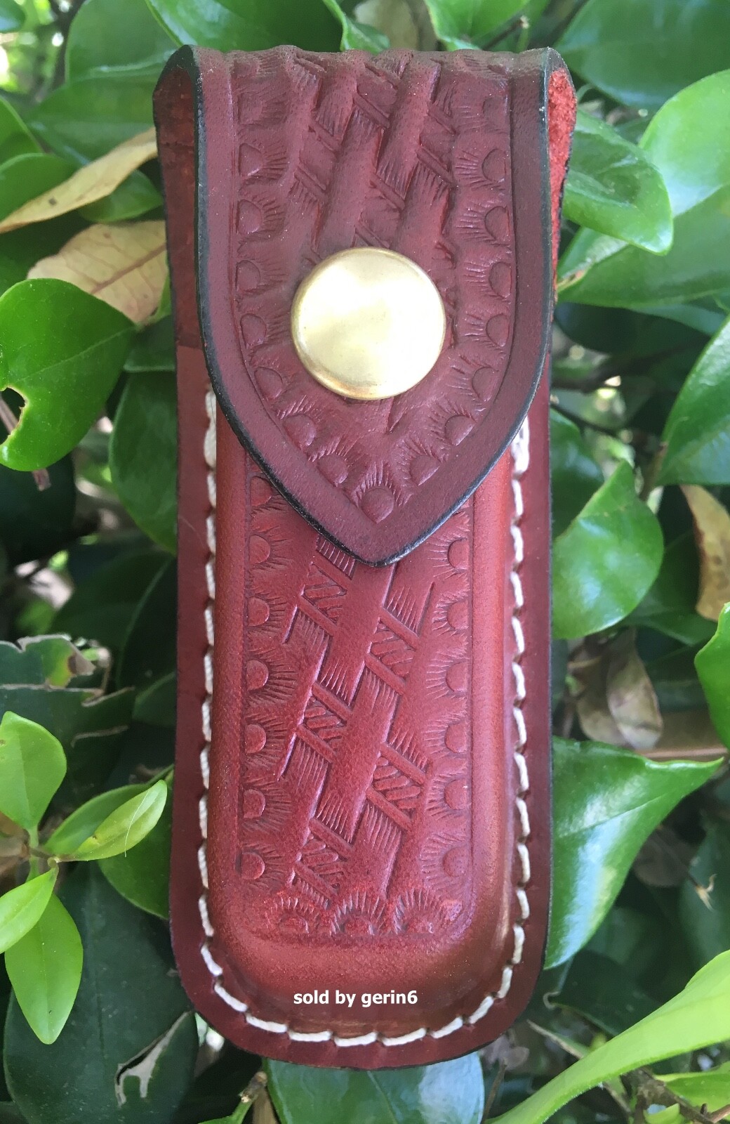 Swiss Army Zermatt Large Leather Knife Sheath Pouch, Victorinox 4.1099.15 NIB