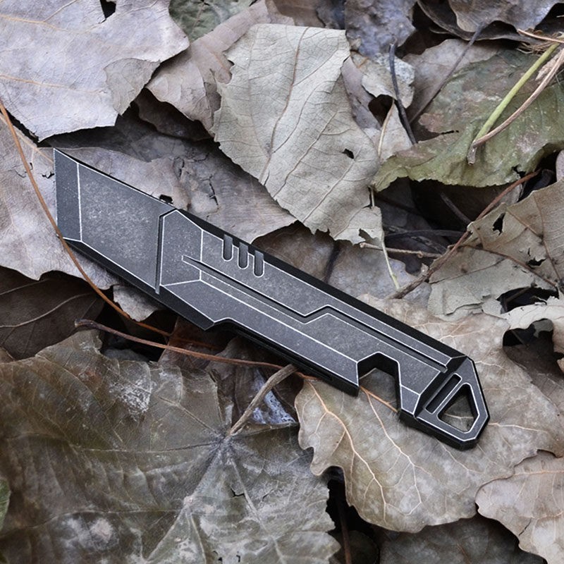 TC21 Titanium Alloy Thickened Pry Bar Outdoor EDC Multi Tool with Window Breaker